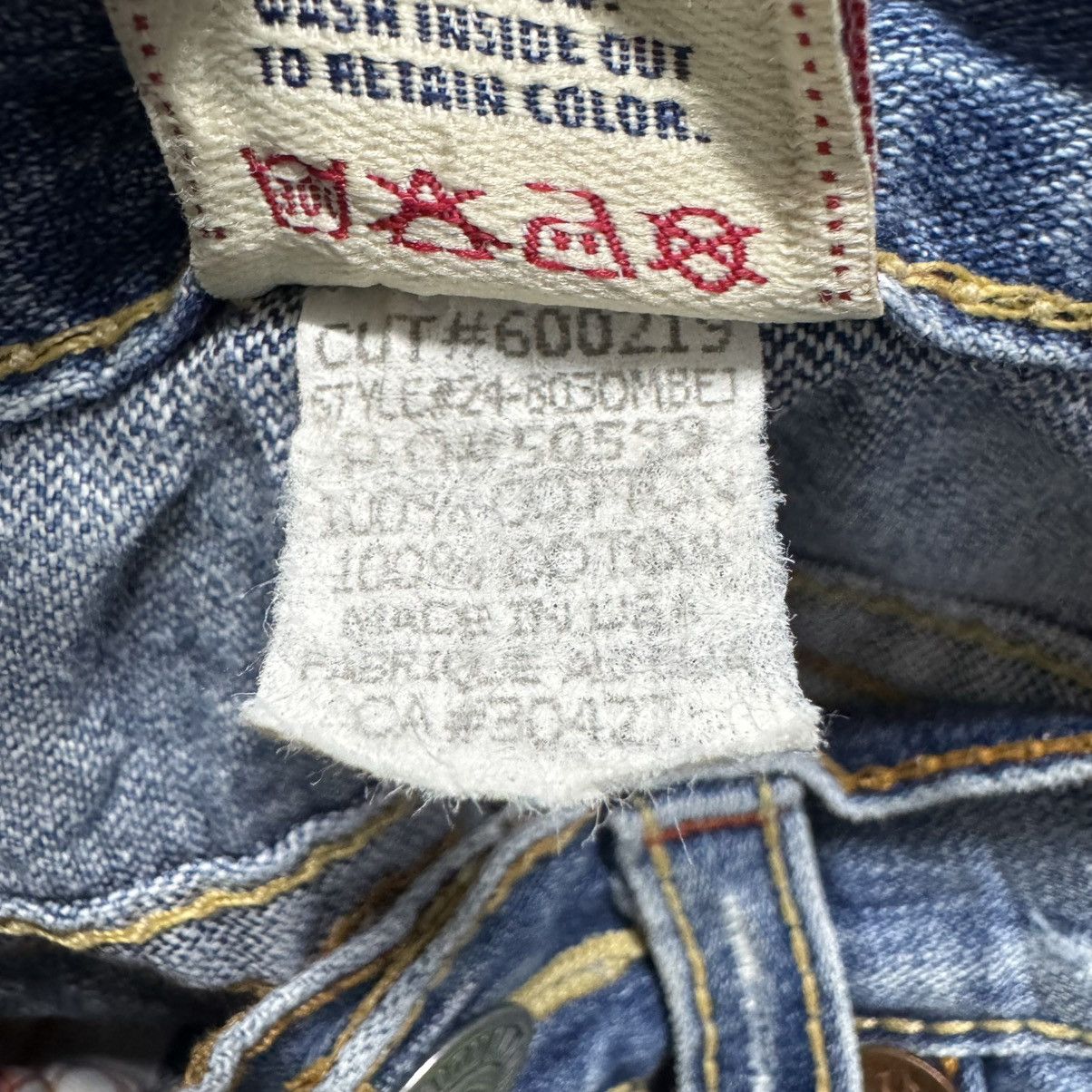 True Religion Vintage True Religion Joey Big T Denim Flare Jeans Size US 29 - 23 Thumbnail