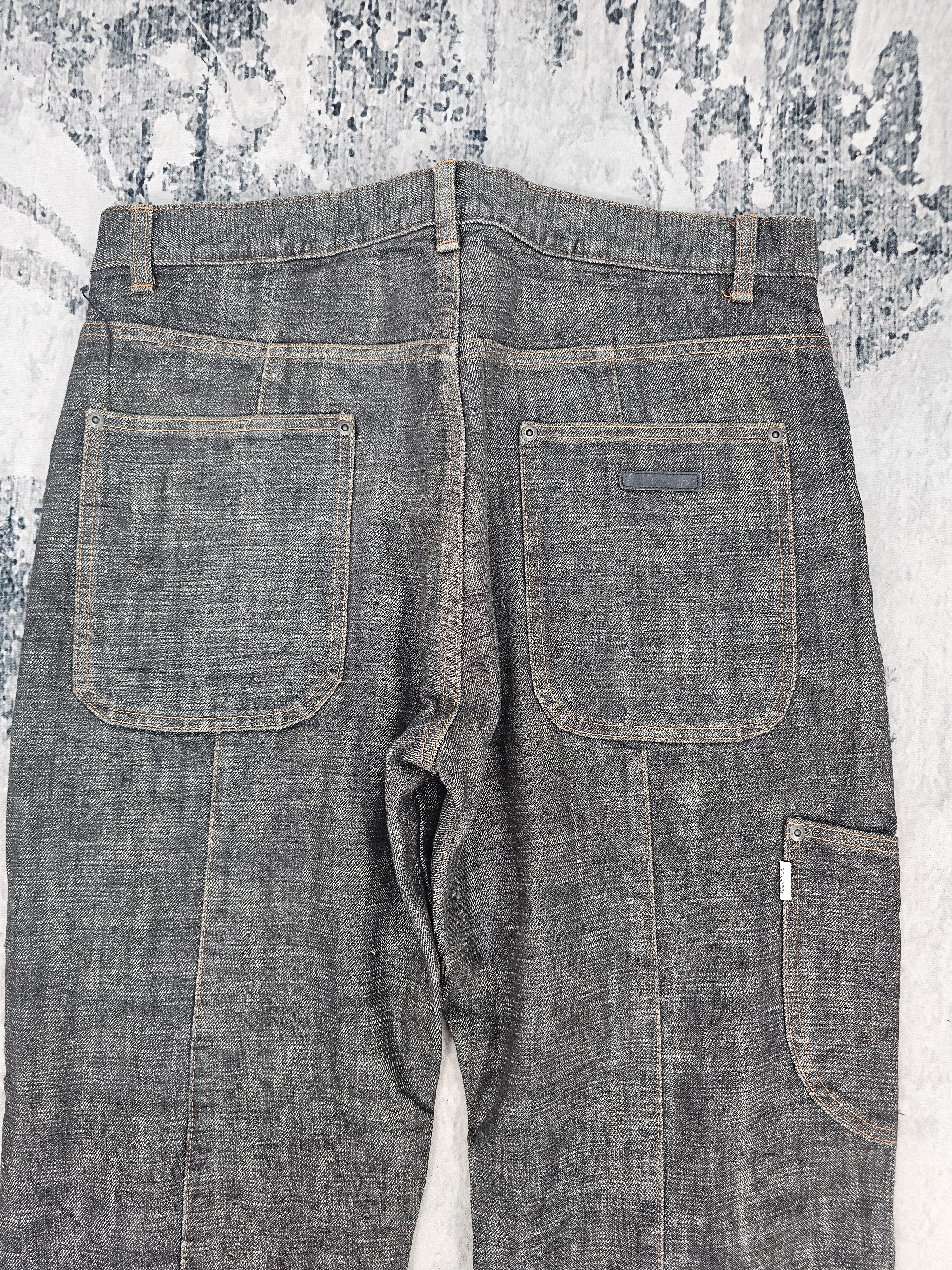 Japanese Brand SCANNER Multi Pockets Carpenter Workwear Jeans JB0277 Size US 35 - 9 Thumbnail