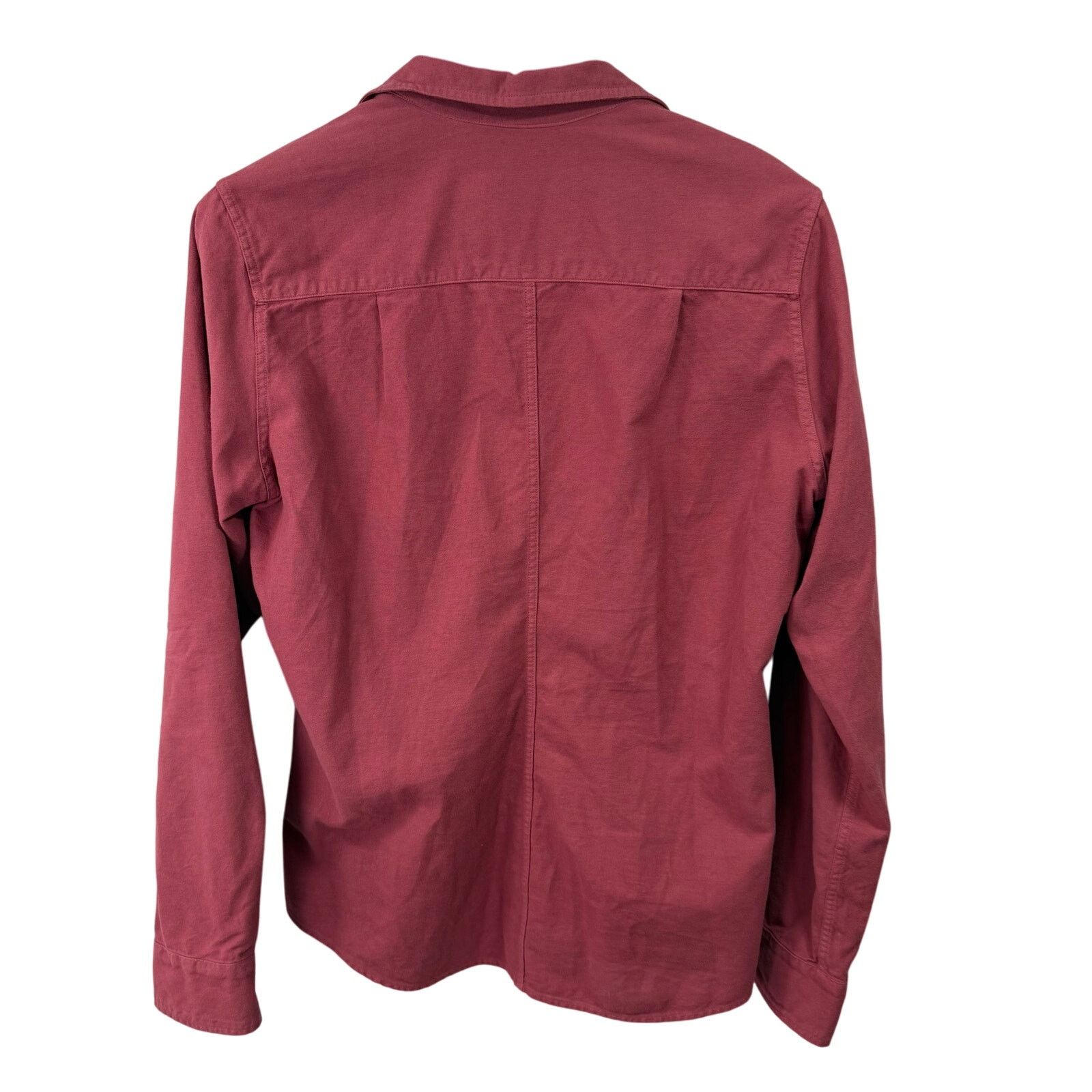 Frank & Eileen Frank & Eileen Women’s Shirt sz L Barry Button Up Red #G646 Size L / US 10 / IT 46 - 4 Thumbnail