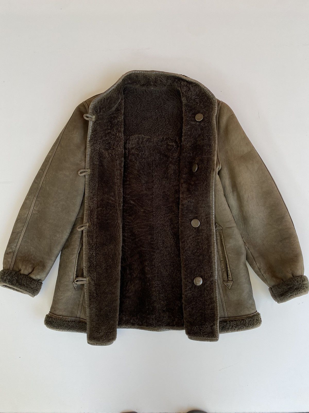 Vintage Vintage Leather Jacket Fur Size US M / EU 48-50 / 2 - 2 Thumbnail