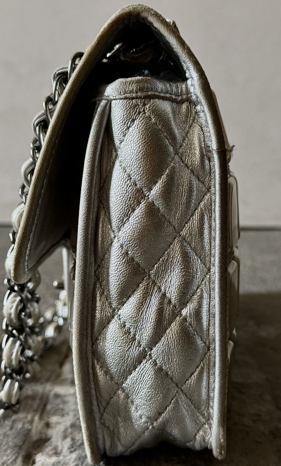 Chanel Chanel - Karl Lagerfeld - 2008 - Silver Ice Cube Flap Bag Size ONE SIZE - 8 Thumbnail