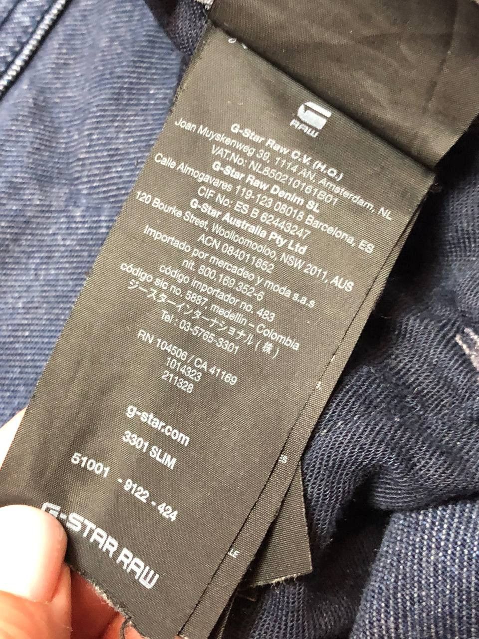 G-Star Vintage Gstar Raw Japanese Avant Garde Opium Y2K Denim Jeans Size US 30 / EU 46 - 12 Thumbnail
