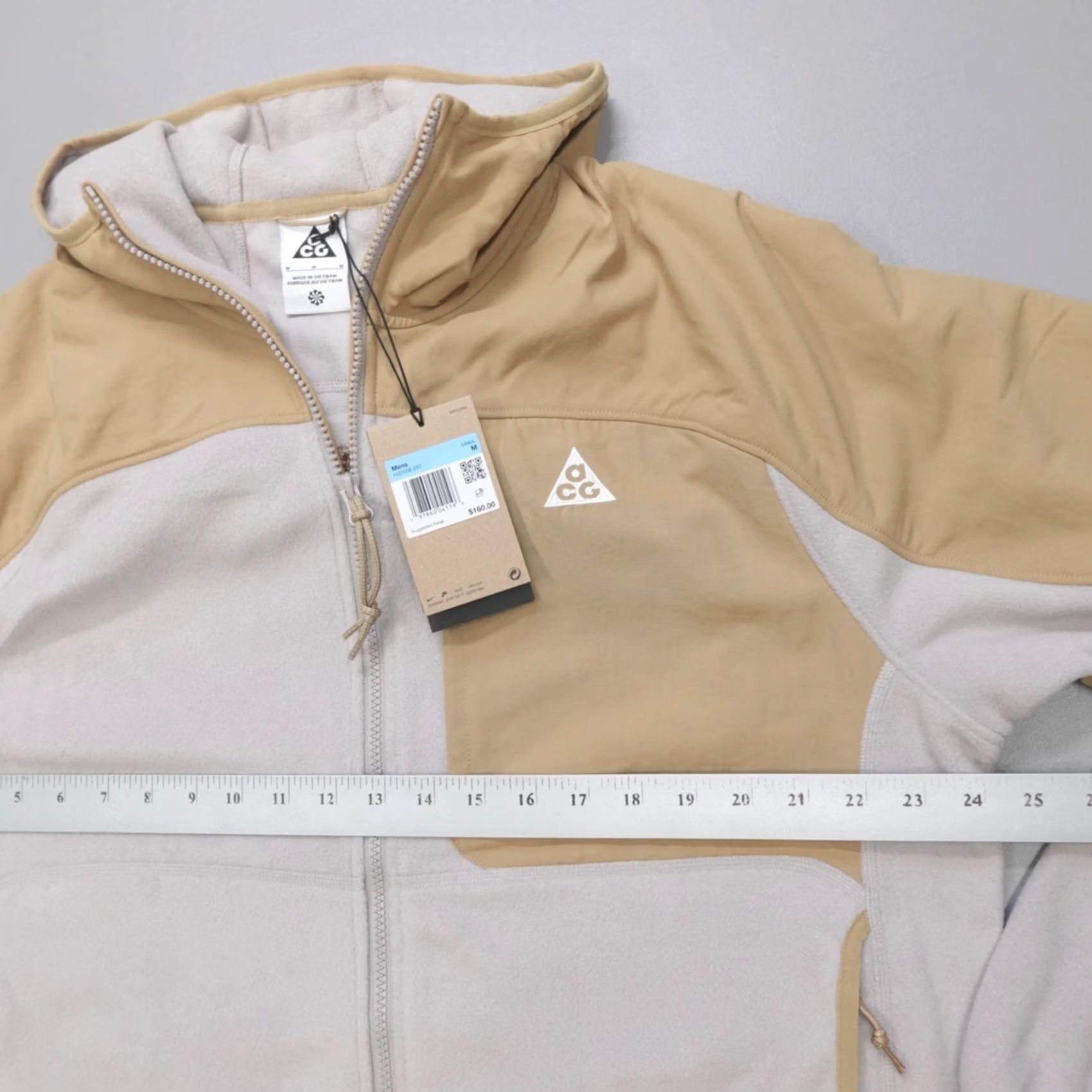 Nike Nike ACG Wolf Tree Zip Up Jacket Polartec Parachute Beige HJ2458-297 Mens Size M Size US M / EU 48-50 / 2 - 7 Thumbnail