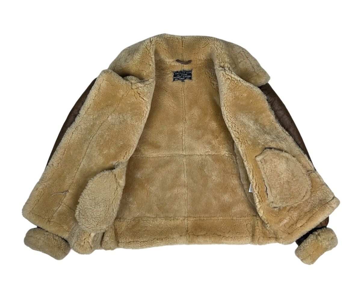 Vintage Vintage B-3 Sheepskin Leather Coat Shearling Sherpa Jacket Size US S / EU 44-46 / 1 - 15 Thumbnail