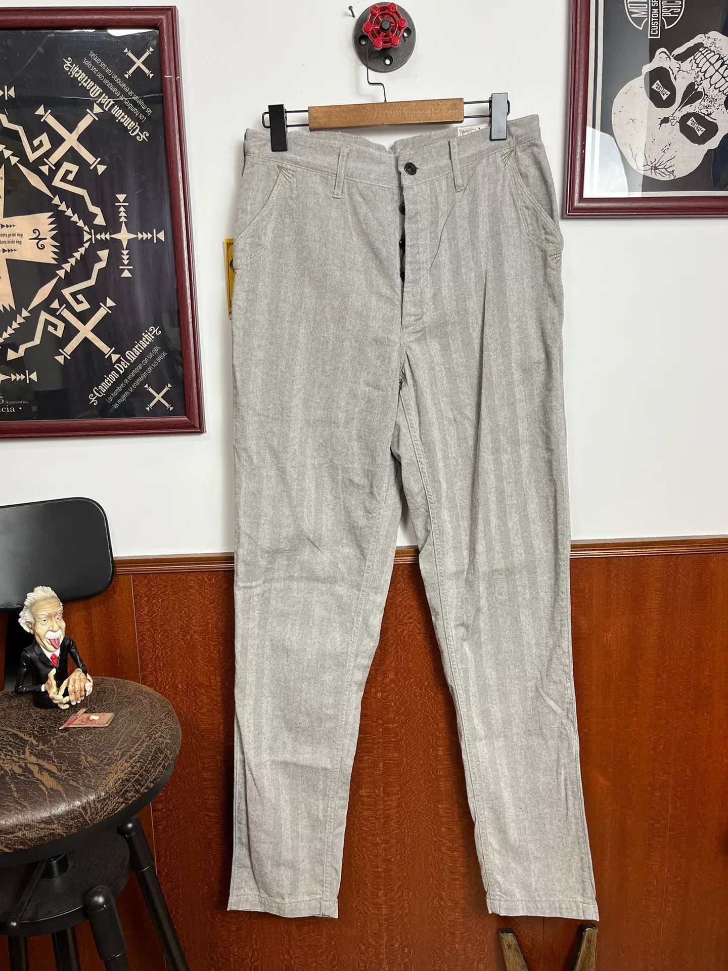 Freewheelers Freewheelers Stripe Long Pants Size 30 Size US 30 / EU 46 - 1 Thumbnail