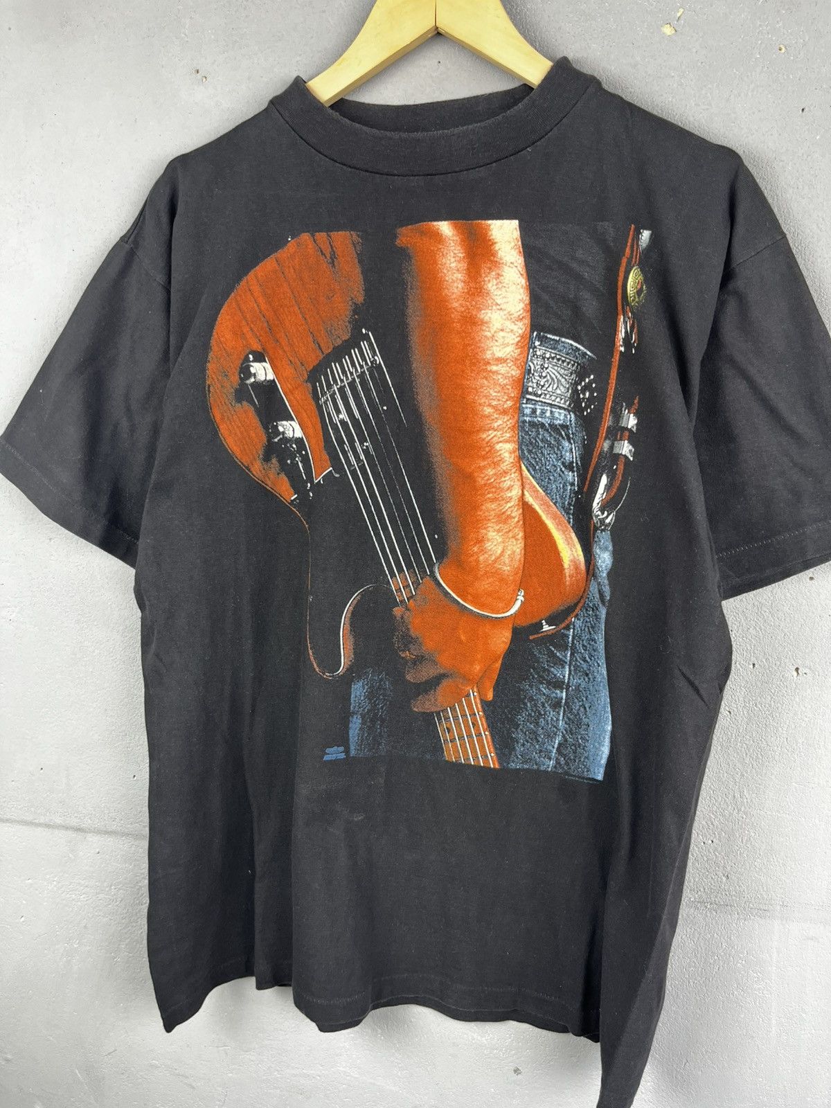Band Tees Vintage Bruce Springsteen World Tour Band T-shirt Size US XL / EU 56 / 4 - 2 Thumbnail