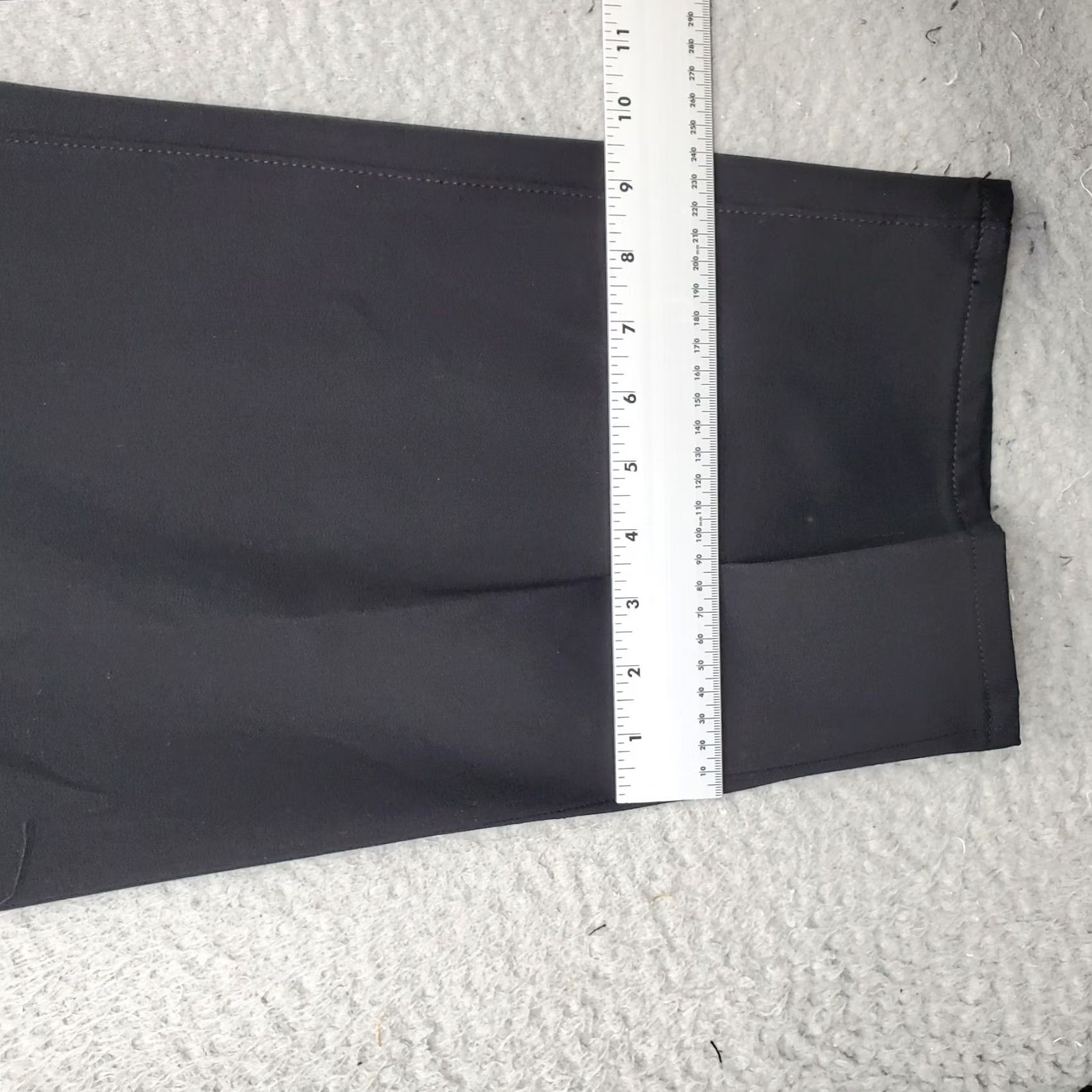 Chaps Chaps Womens 26W Black Slim Fit Mid Rise Comfort Elastic Straight Leg Pants Size 26" / US 2 / IT 38 - 5 Thumbnail