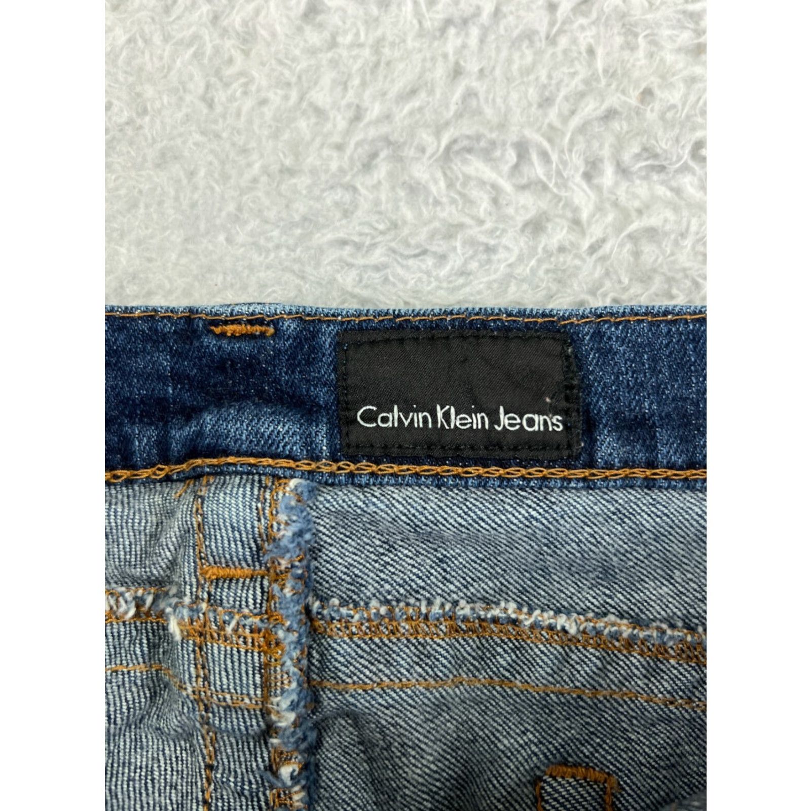Calvin Klein Calvin Klein Jeans Womens Bootcut Blue Denim 30 28x27 Regular Stretch Comfortable Size 30" / US 8 / IT 44 - 6 Thumbnail