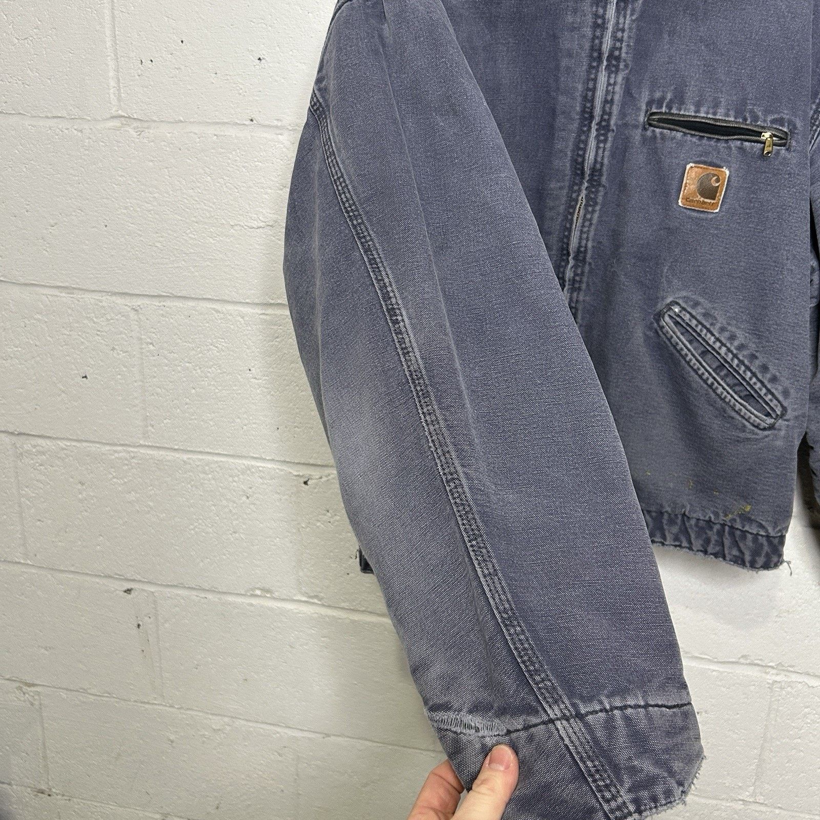 Carhartt Vintage Carhartt Blanket-Lined Detroit Jacket “Petrol” J64 Size US XL / EU 56 / 4 - 7 Thumbnail