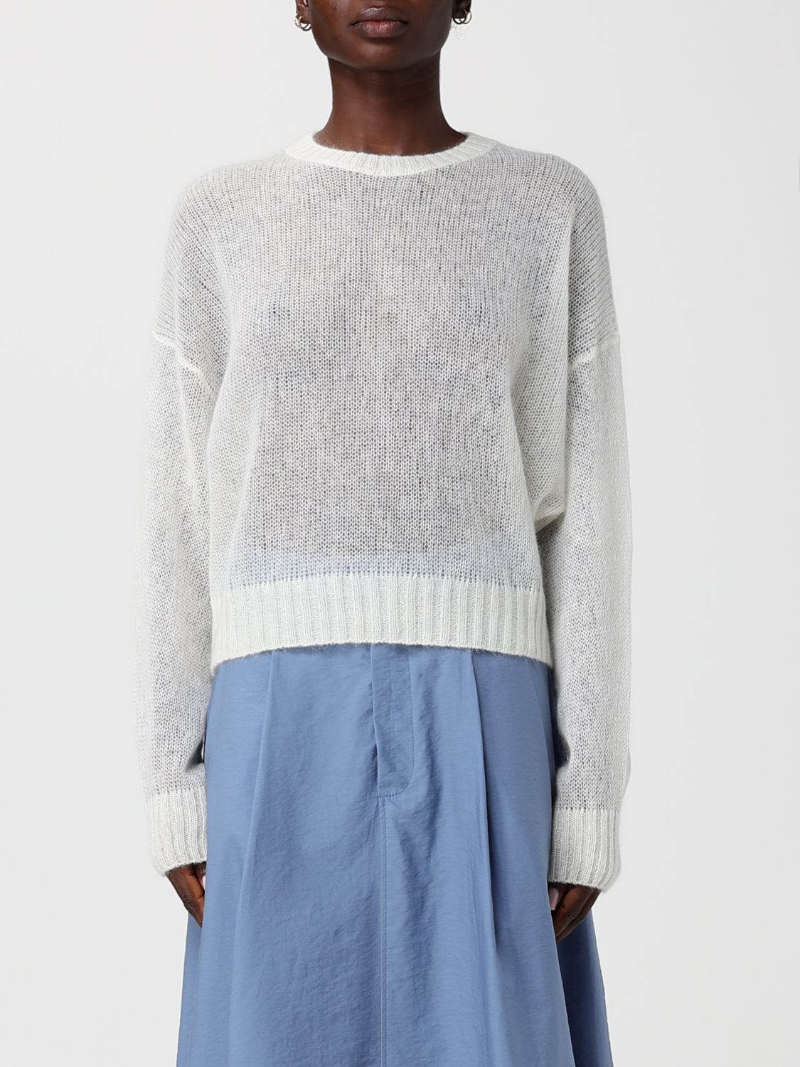 Brunello Cucinelli Brunello Cucinelli Sweater Woman Cream Size XS / US 0-2 / IT 36-38 - 1 Thumbnail