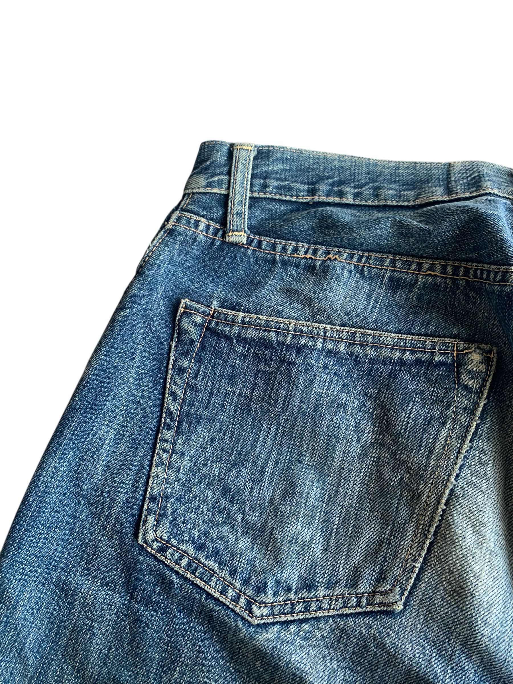 OMNIGOD VINTAGE OMNIGOD SELVEDGE RUSTY JAPANESE DISTRESSED DENIM Size US 29 - 13 Thumbnail
