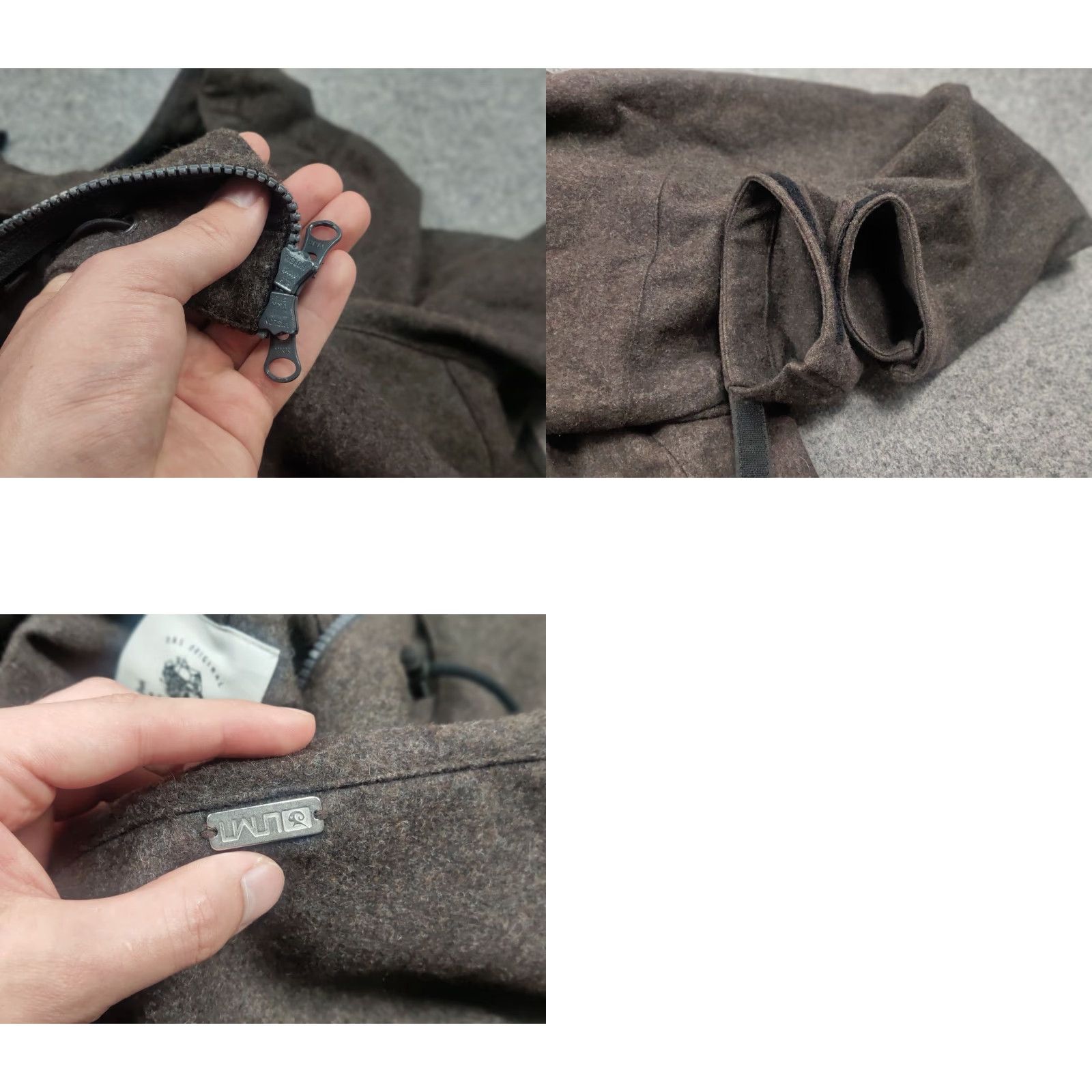 Vintage Loden by lodenwalker Austria Design 1434 reine schurwolle Hooded jacket, Wool, Brown, 3XL, Men Size US XXL / EU 58 / 5 - 10 Thumbnail