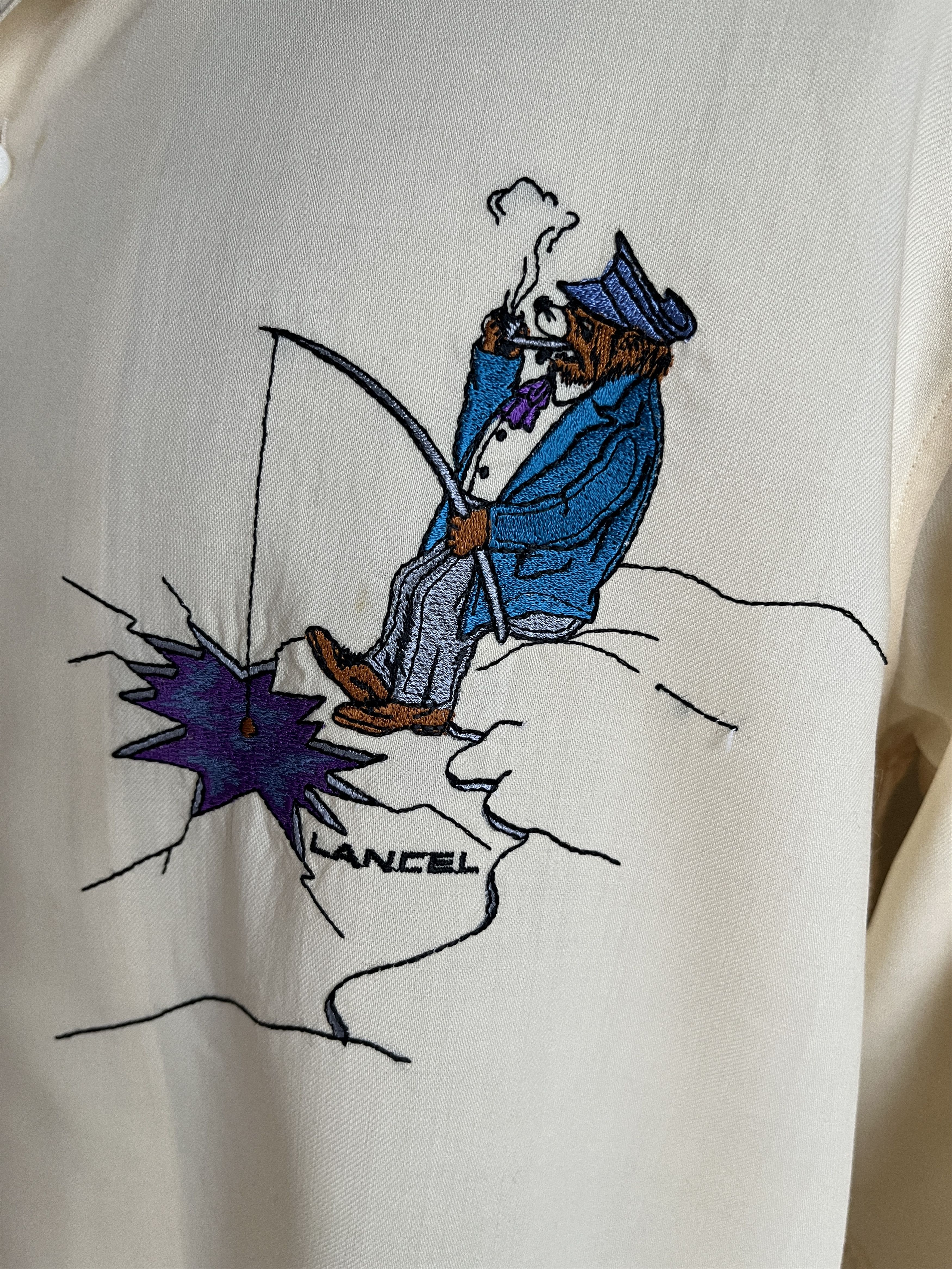 Lancel Lancel Embroidered Shirt by Fukusuke in Japan Size US L / EU 52-54 / 3 - 2 Thumbnail