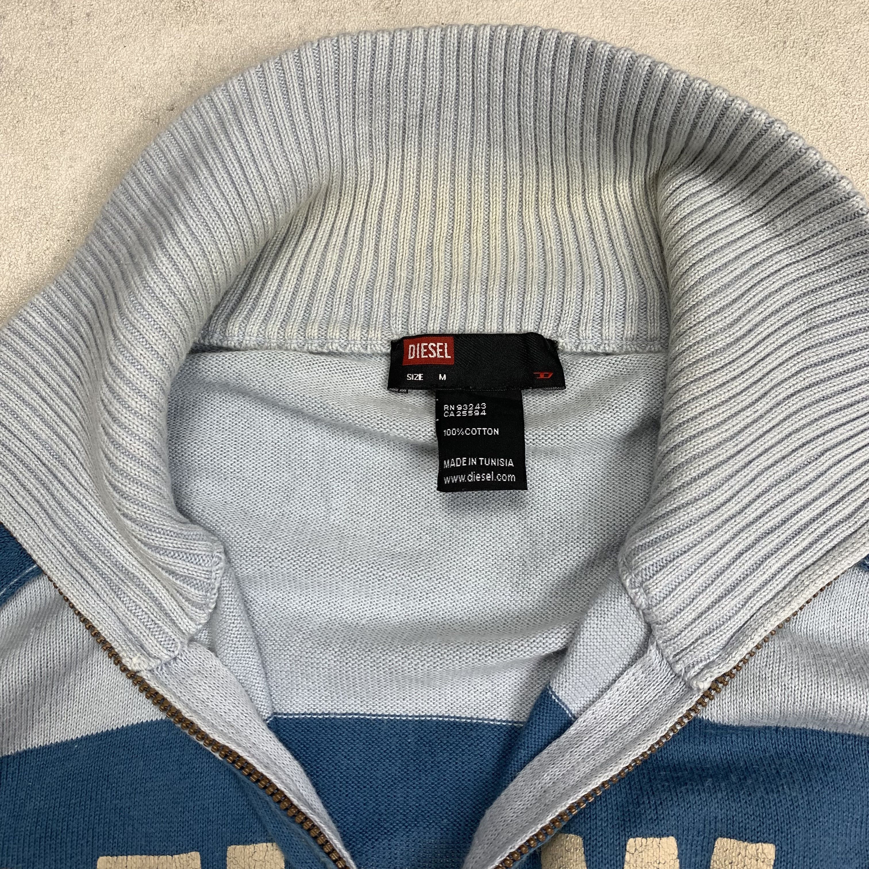 Diesel Diesel Y2K Sweater Knit Zip Up Size US M / EU 48-50 / 2 - 5 Thumbnail