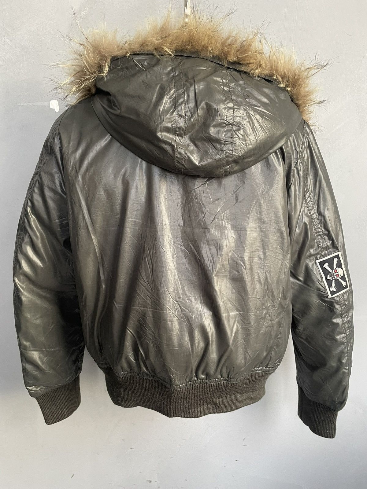 If Six Was Nine Hysteric glamour style fur hood bomber cropped jacket y2k Size US M / EU 48-50 / 2 - 11 Thumbnail