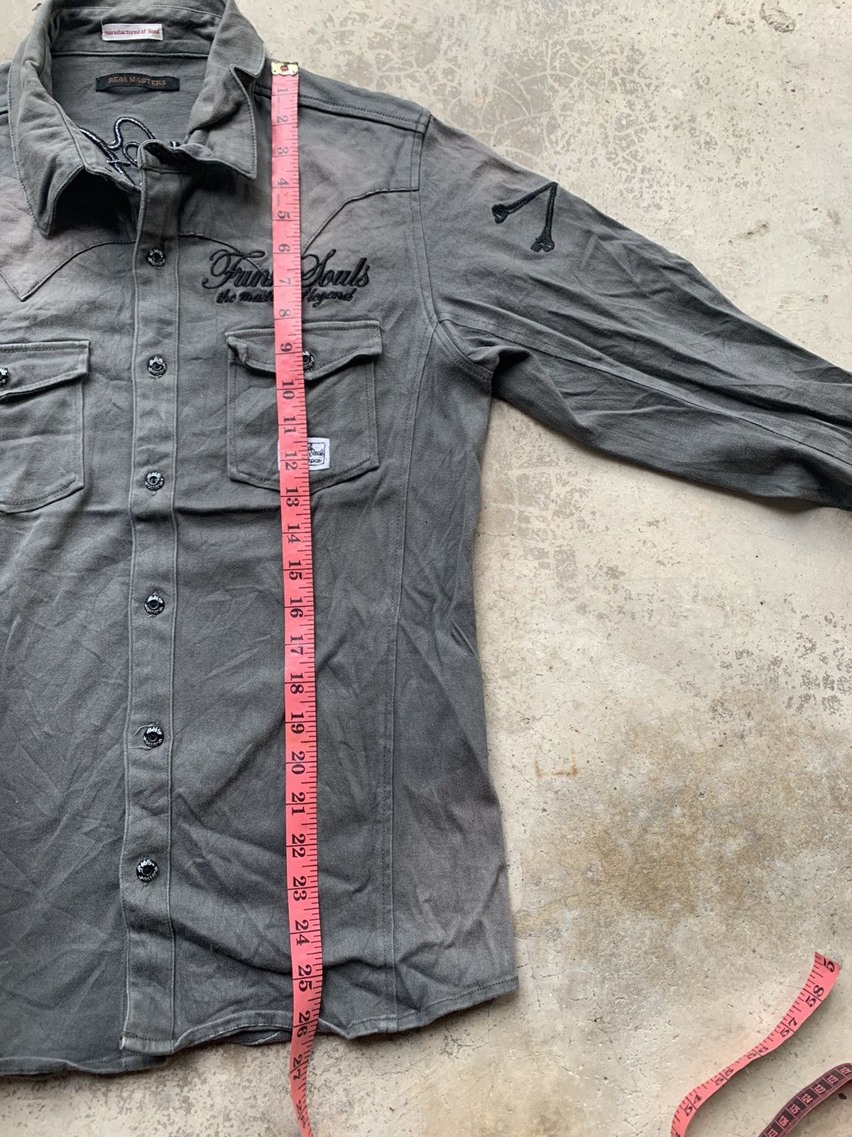 Japanese Brand Real Master Black Anecdote Flannel Style Size L / US 10 / IT 46 - 15 Thumbnail