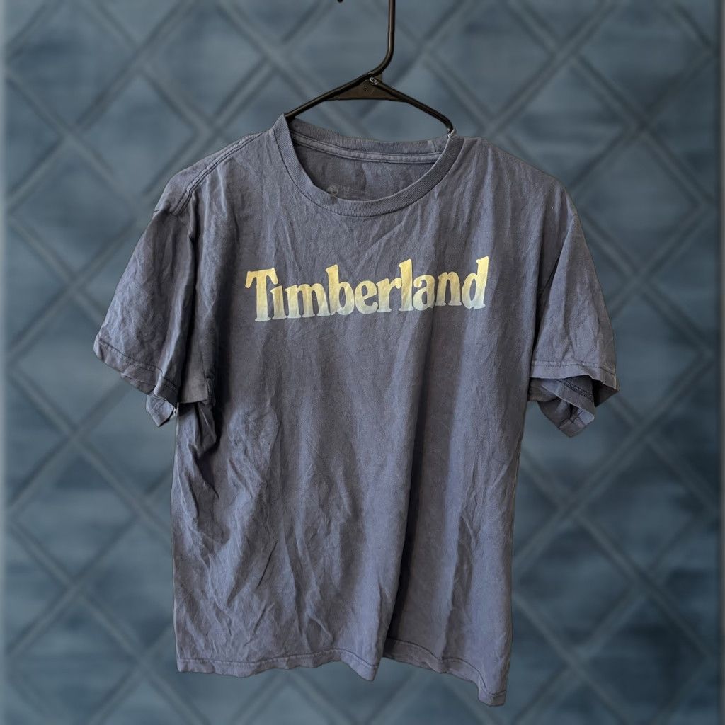 Timberland VINTAGE TIMBERLAND Shirt T Shirt Knit Crewneck Mens Medium Blue Cotton Embroidered Logo Classic Size US M / EU 48-50 / 2 - 1 Thumbnail