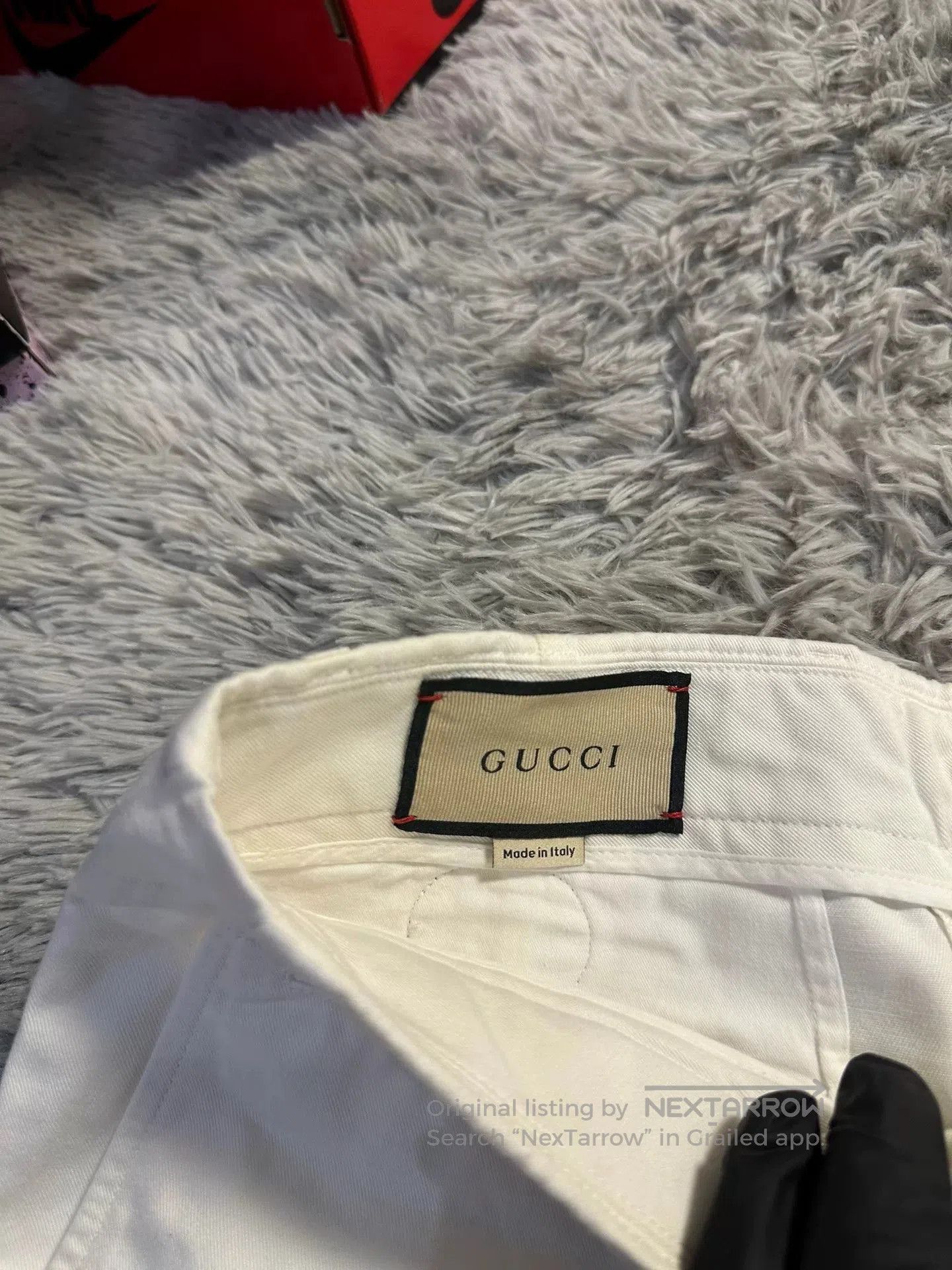 Gucci Gucci Embroidered Logo Shorts. Size US 30 / EU 46 - 4 Thumbnail