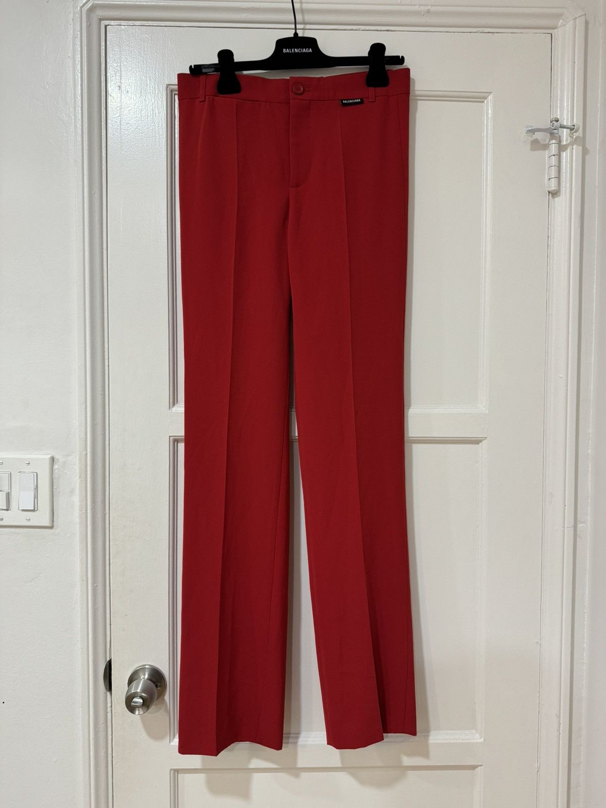 SS19 Red Fluid Trouser