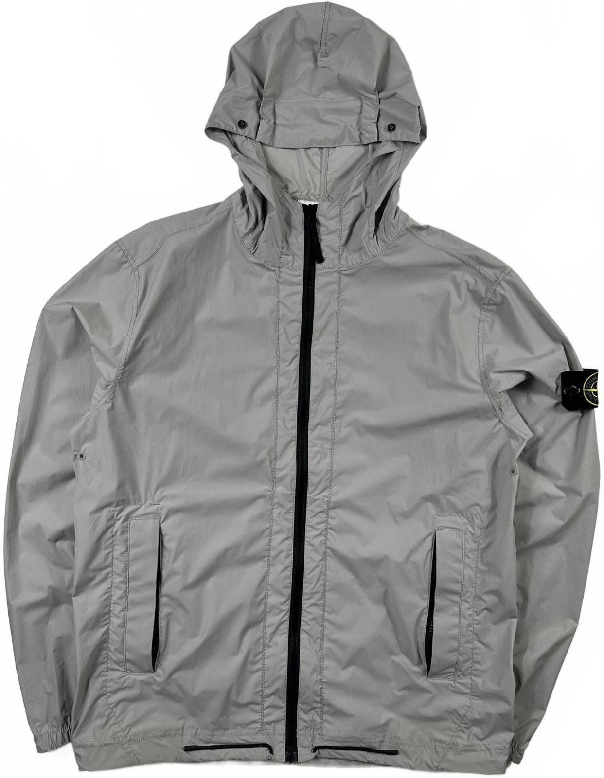 Stone Island Skin Touch Nylon TC Jacket Light Grey Medium