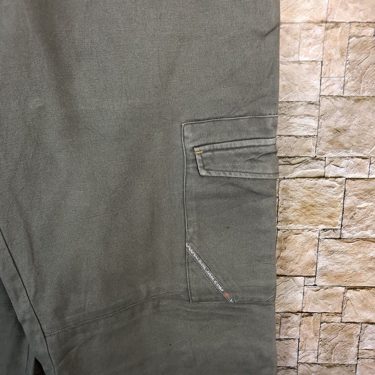 Japanese Brand Soljan Grey tactical utility Cargo Multipocket Pants #A357 Size US 32 / EU 48 - 11 Thumbnail