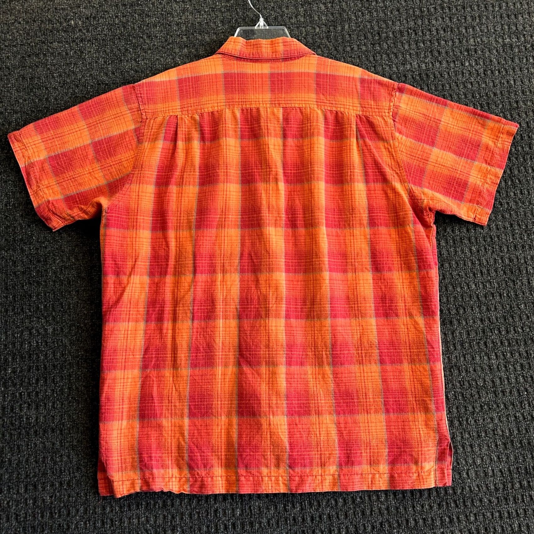 Bugle Boy VINTAGE Bugle Boy Shirt Plaid Button-Down Short Sleeve L Red 90s Mens Regular Size US L / EU 52-54 / 3 - 5 Thumbnail