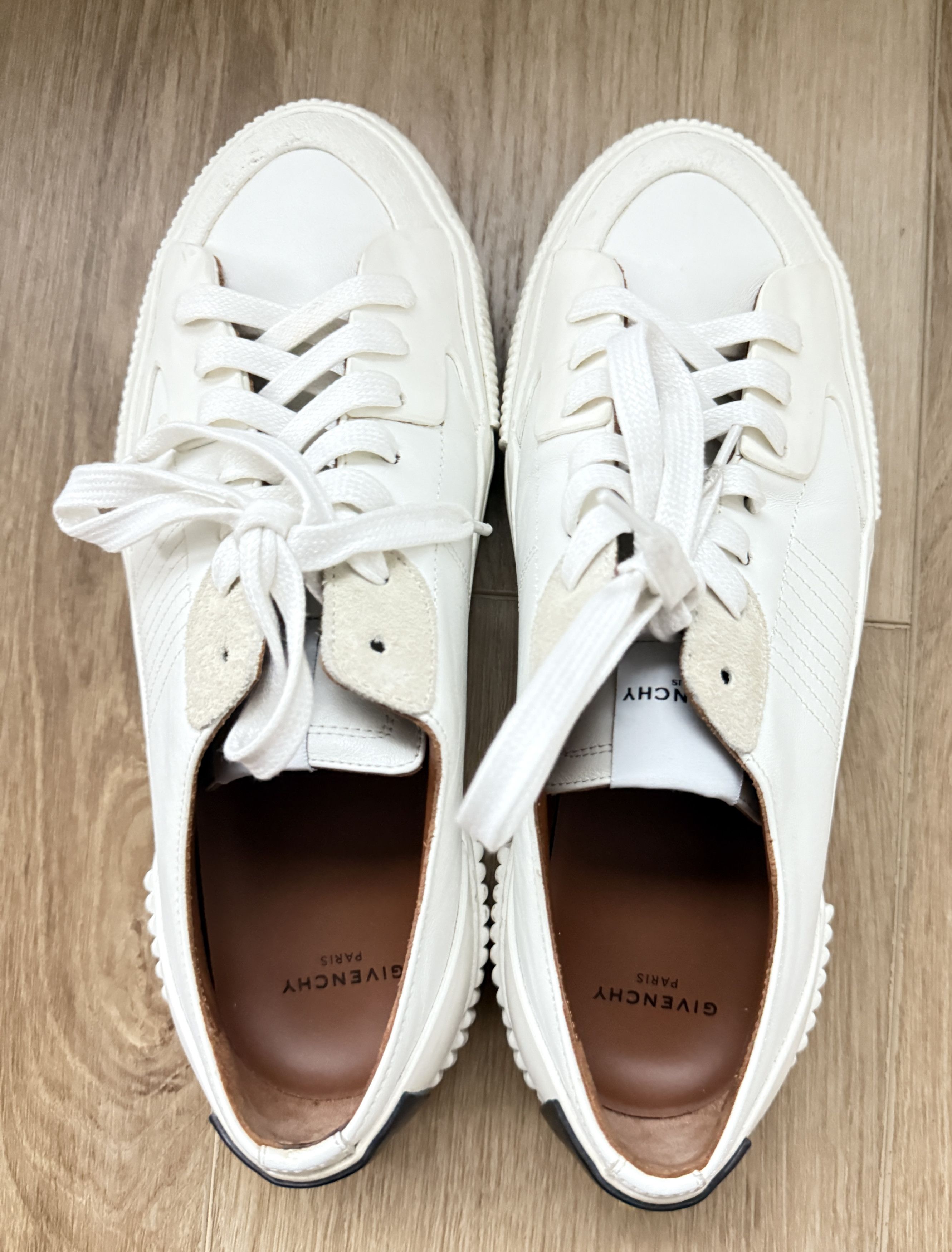 Givenchy Givenchy White Leather Sneakers Size US 7 / IT 37 - 5 Thumbnail
