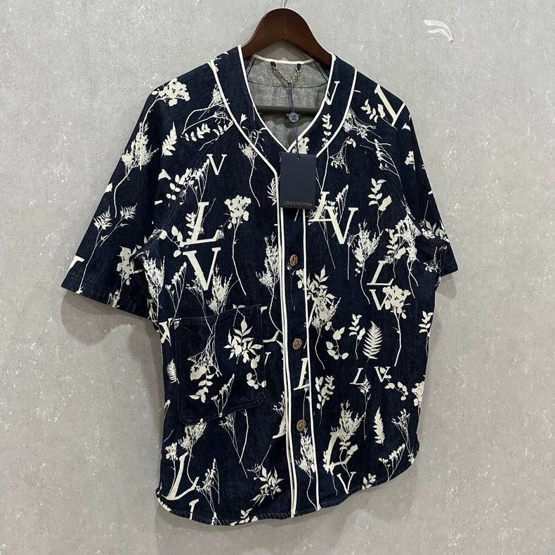 Louis Vuitton Louis Vuitton Wheat ear print full print denim classic sho Size US S / EU 44-46 / 1 - 3 Thumbnail