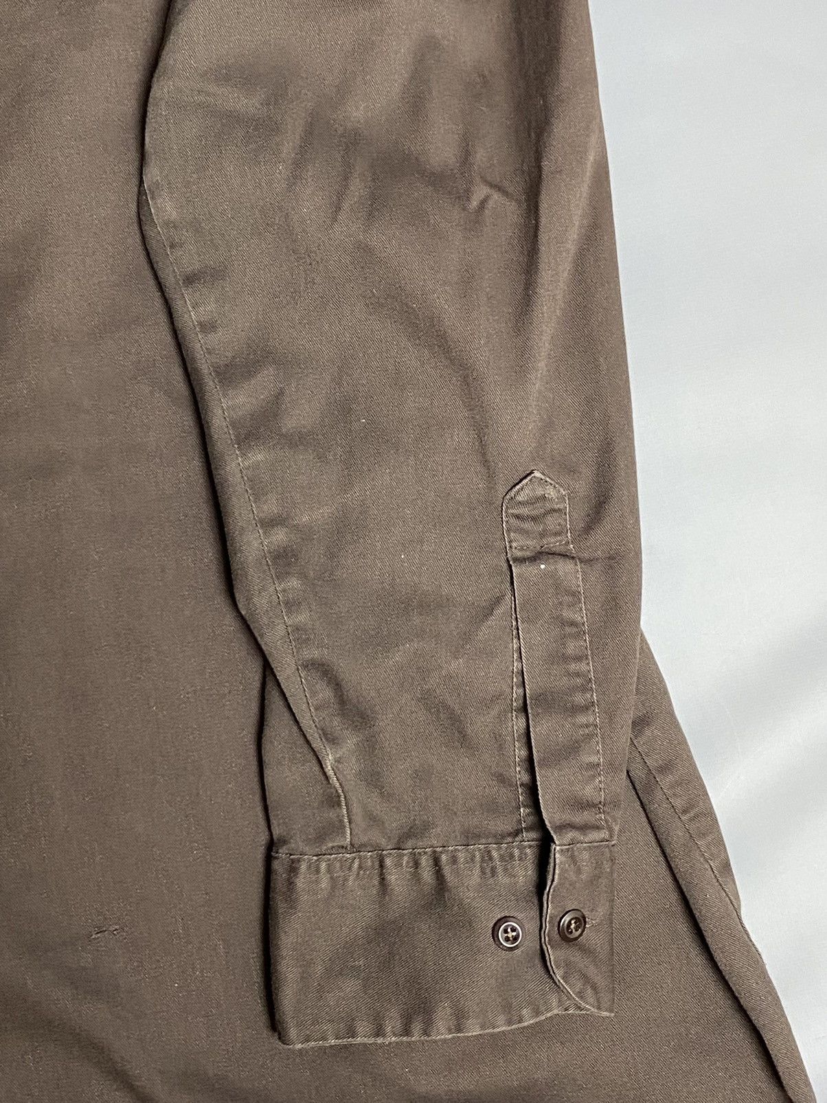 Dickies Vtg Dickies Work Faded Shirt Long Sleeve Brown/Khaki Size XL Size US XL / EU 56 / 4 - 17 Thumbnail