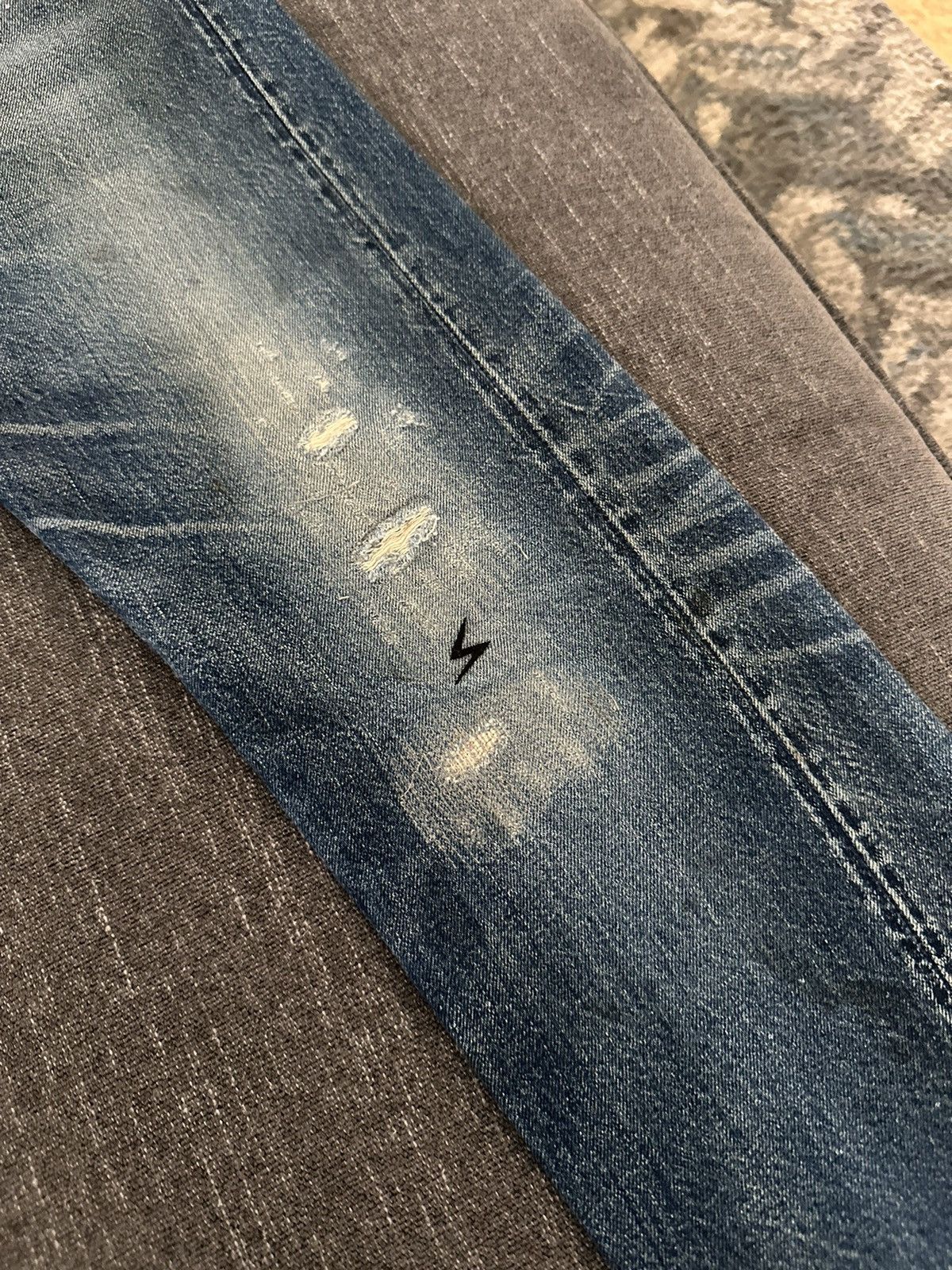 Undercover SS09 Patti Smith “Neoboy” Poem Denim Size US 32 / EU 48 - 6 Thumbnail