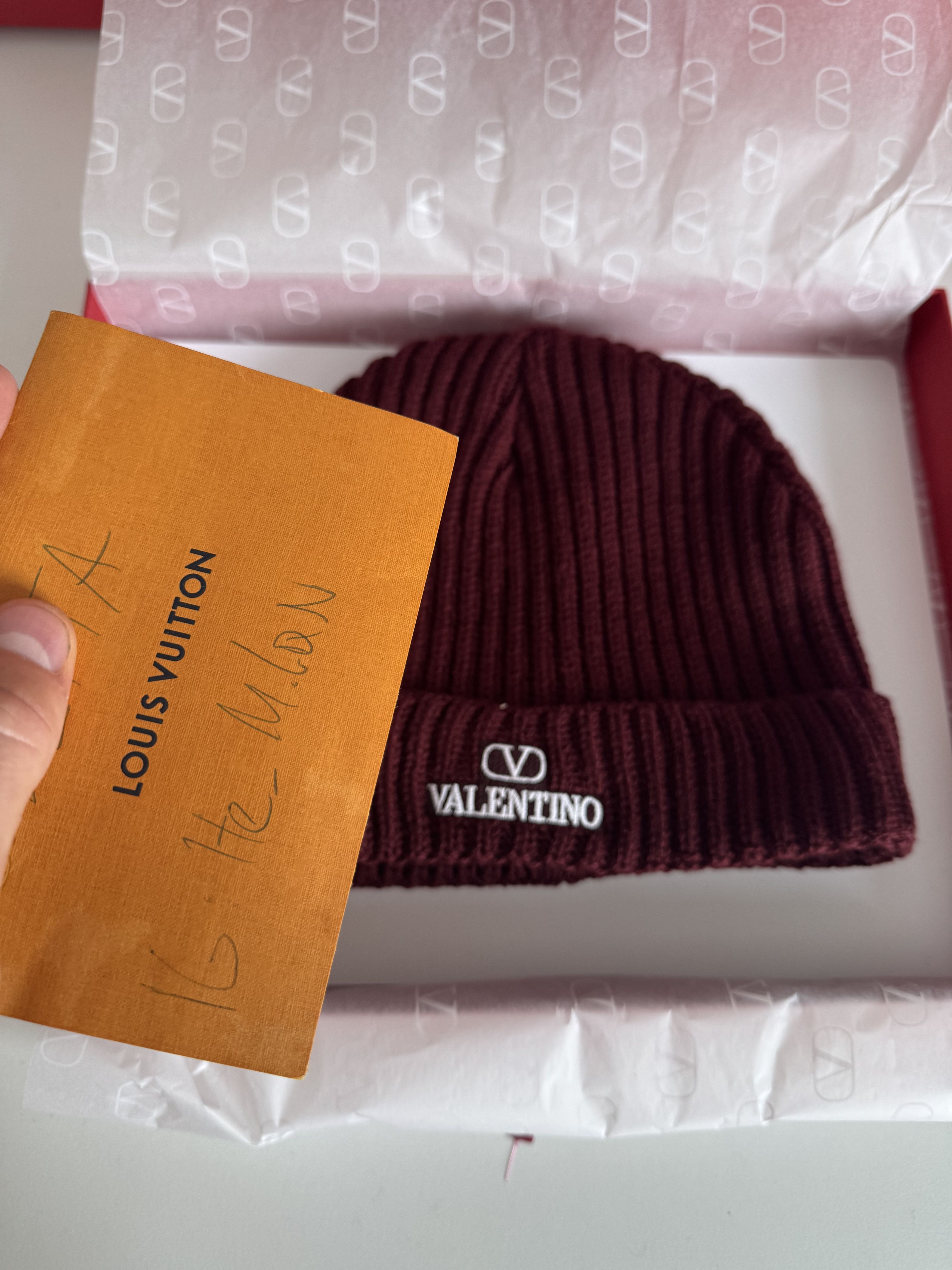 Valentino VALENTINO HAT | BURGUDNY | NEW Size ONE SIZE - 11 Thumbnail