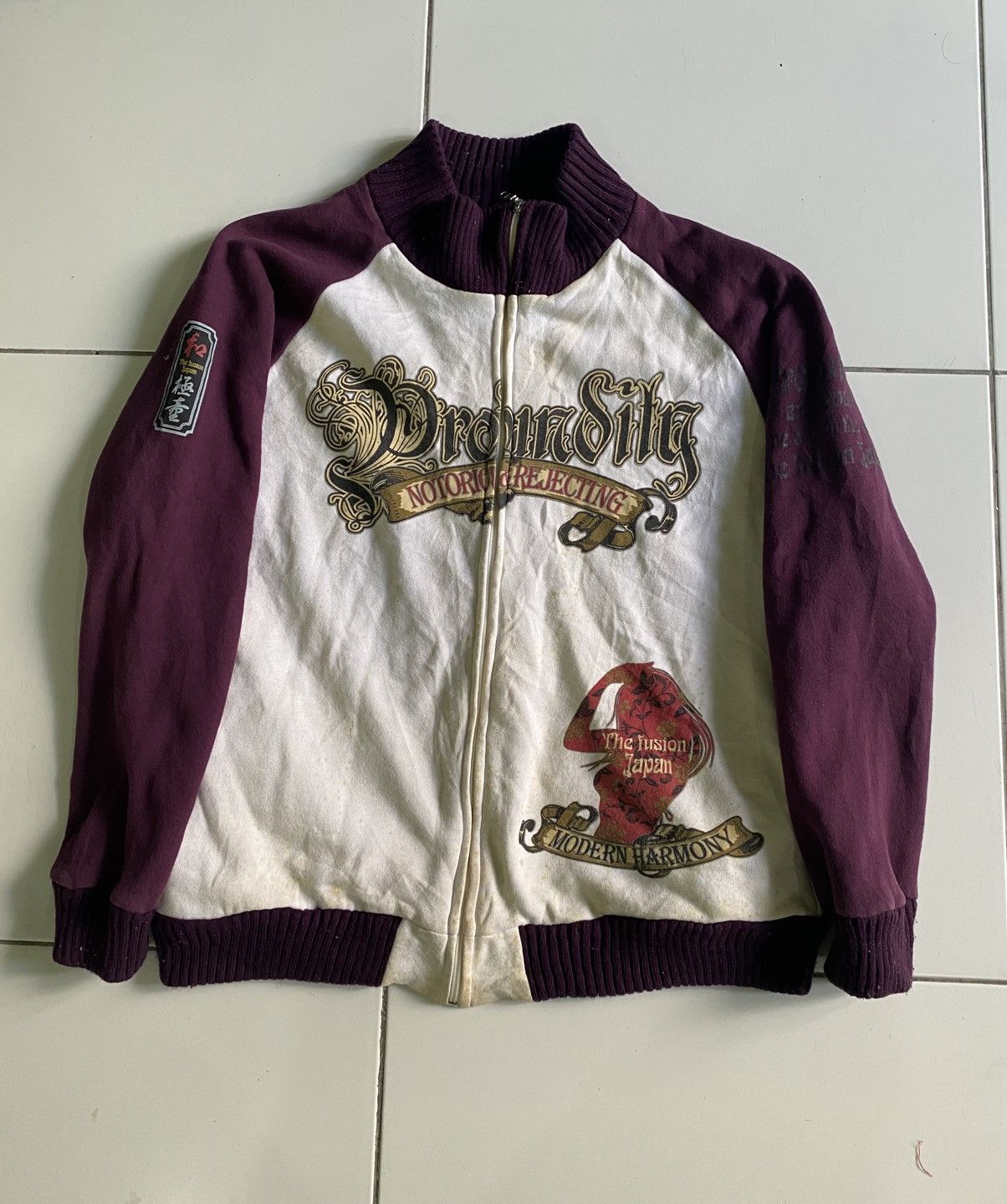 Japanese Brand Vintage The Fusion Japanese zip up Sweaters Size US XL / EU 56 / 4 - 2 Thumbnail