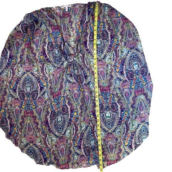 Victoria's Secret Victoria’s Secret silky sheer psychedelic paisley caftan Size ONE SIZE - 5 Thumbnail