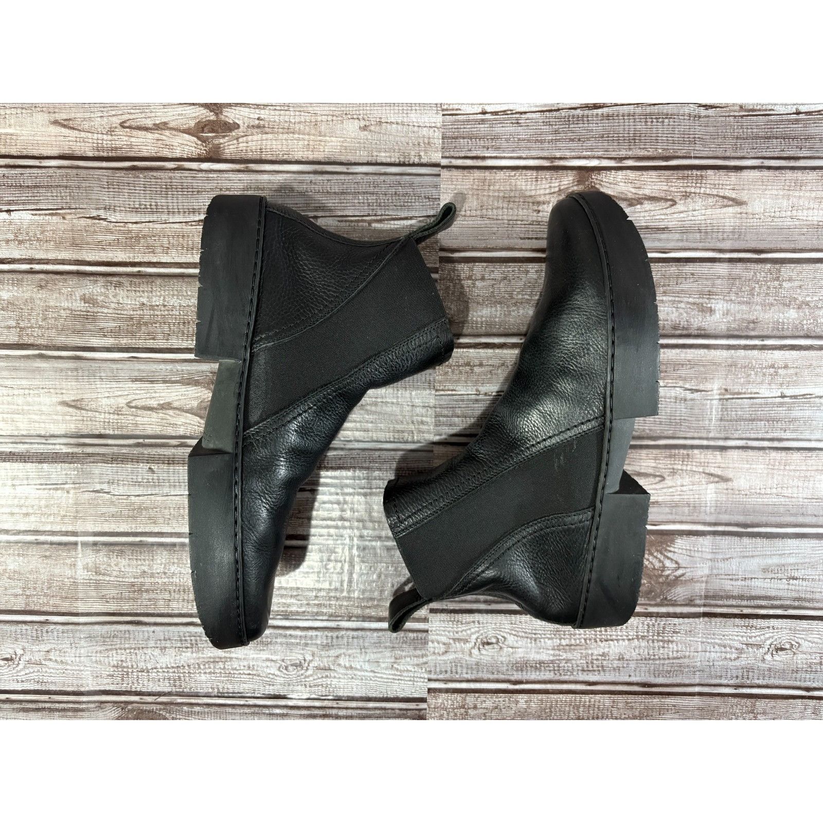 Trippen Trippen Work f Leather ankle Boots size 43 US 11 color black Size US 12 / IT 42 - 5 Thumbnail