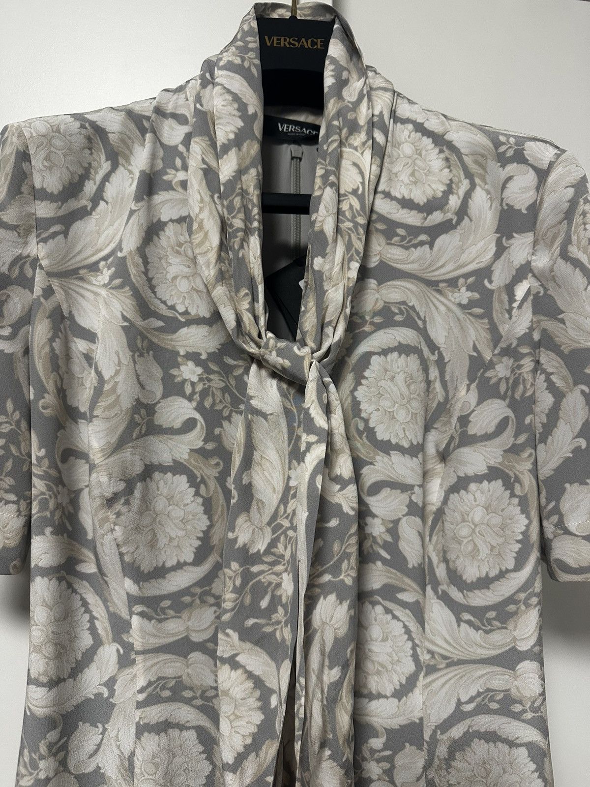 Versace Versace Barocco Lavallière Chemisier Dress Size S / US 4 / IT 40 - 3 Thumbnail