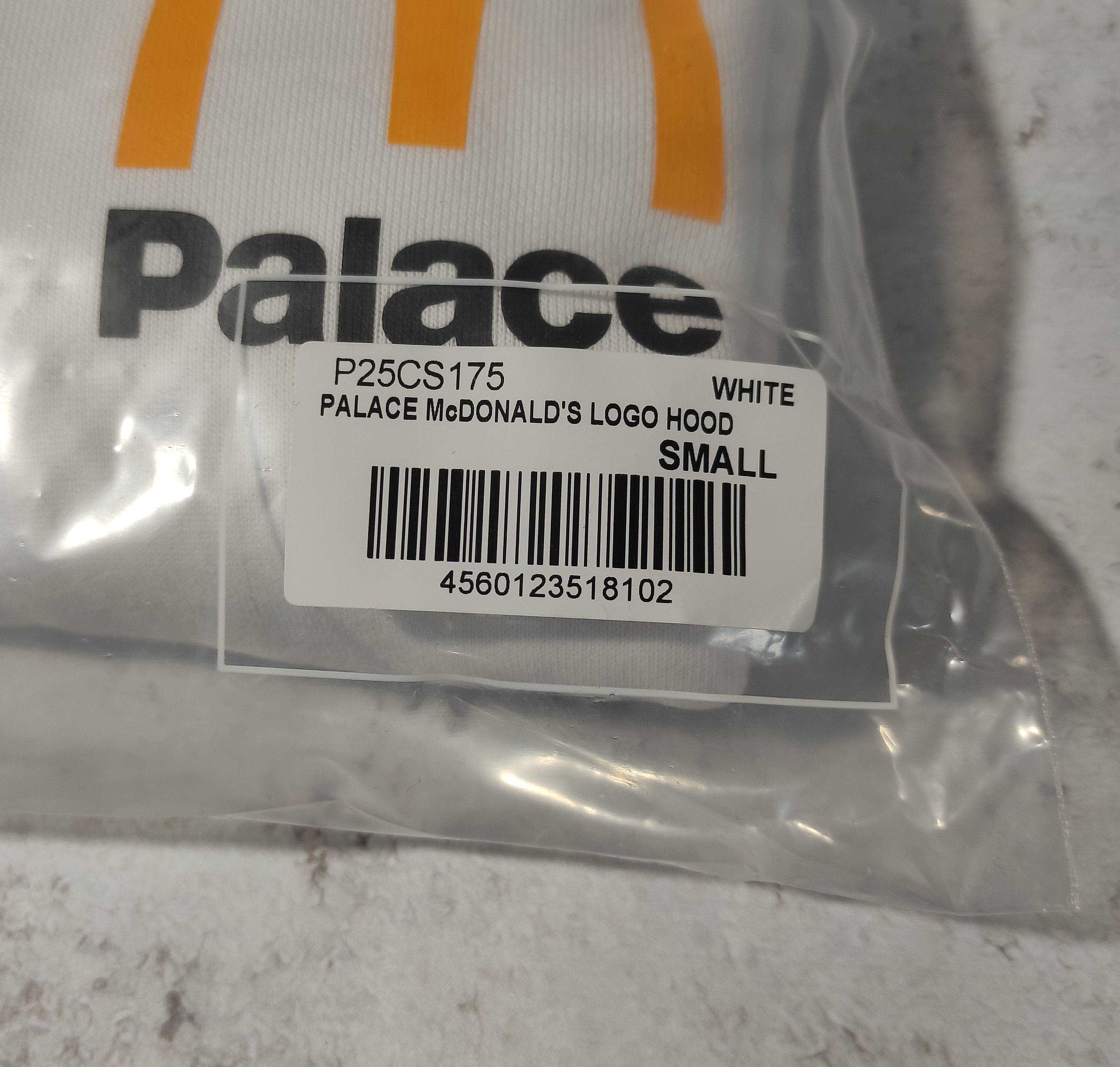 Palace Palace X McDonald's LOGO HOOD WHITE SIZE S Size US S / EU 44-46 / 1 - 4 Thumbnail