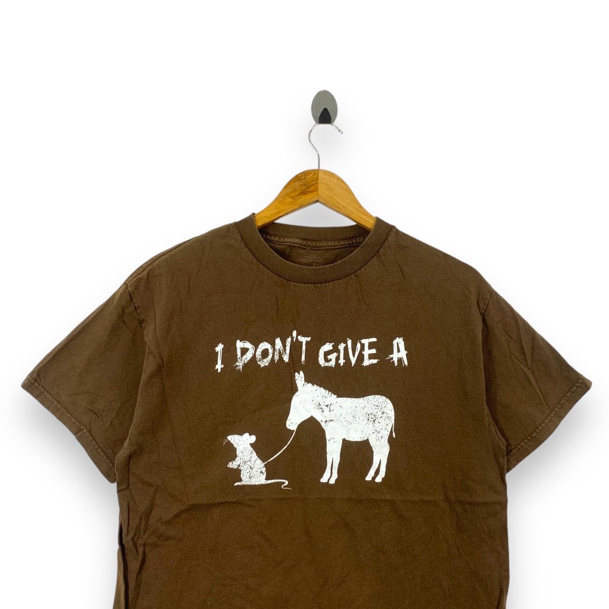 Vintage Vintage I DONT GIVE A RAT Cartoon Comic Strip Tee Shirt Size M / US 6-8 / IT 42-44 - 2 Thumbnail