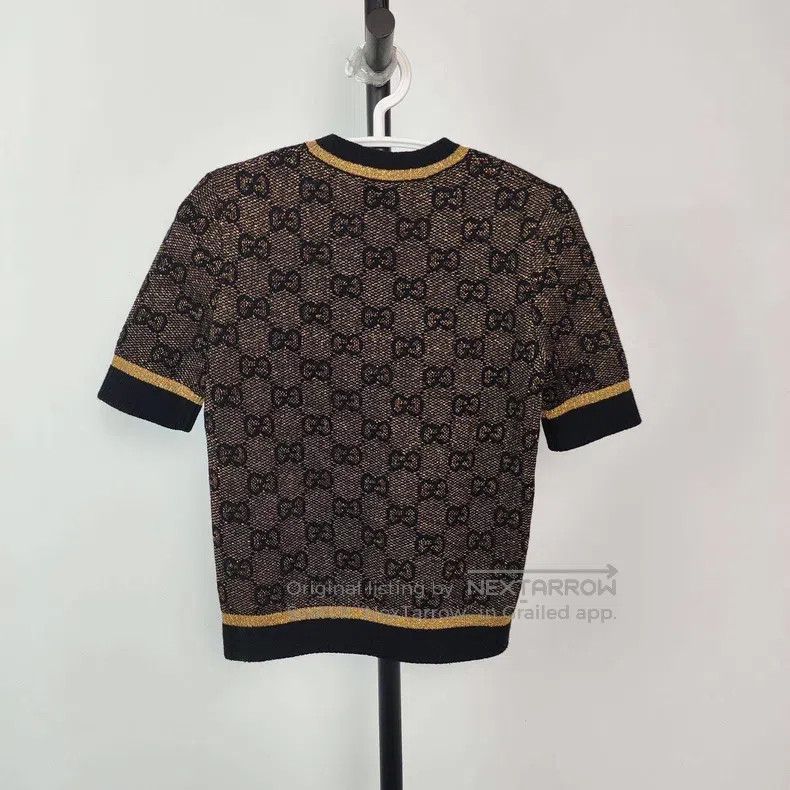 Gucci Gucci Full-print knitted short sleeves Size XS / US 0-2 / IT 36-38 - 2 Thumbnail