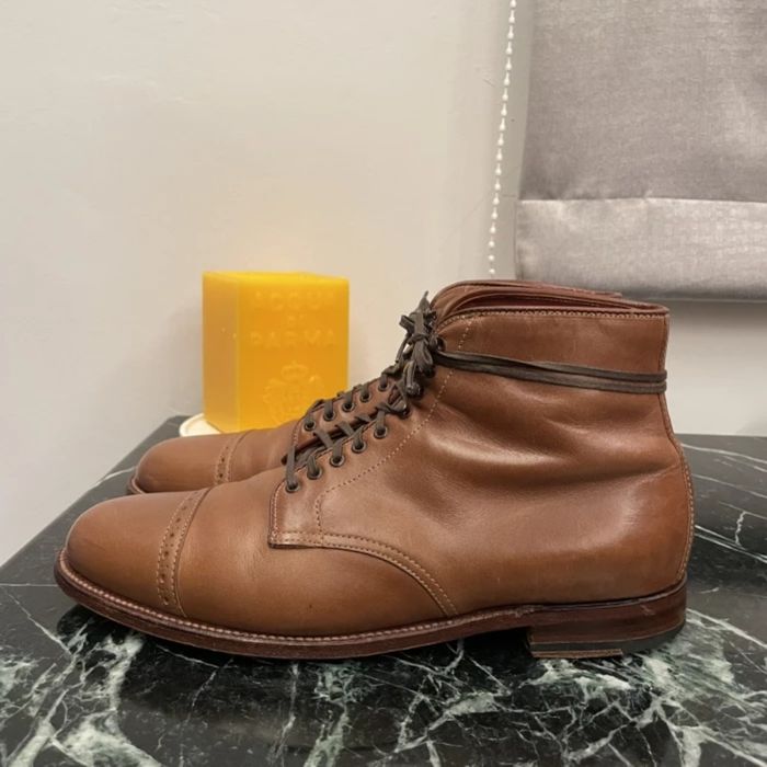 Alden Alden X Leffot Natural Chromexcel Cap Toe Boots Original USA ...