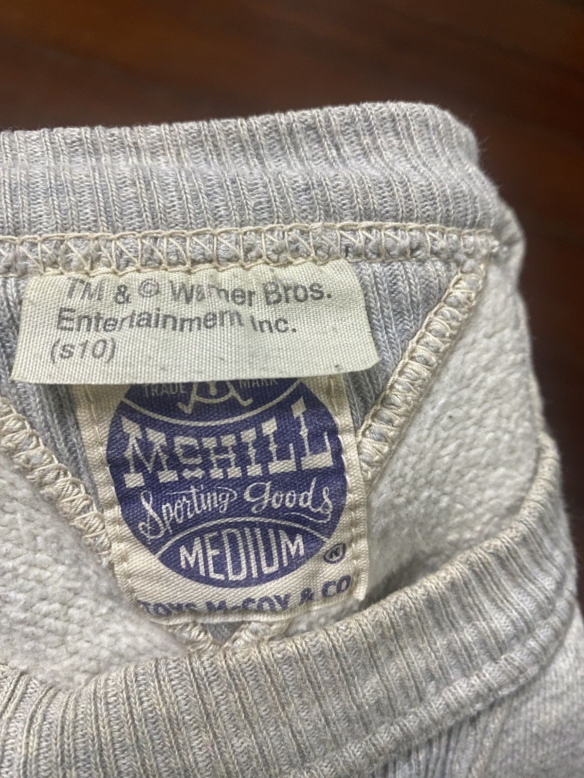 The Real McCoy's Vintage double v Mc Coy's Spell Out san angelo aaf bud bunny Size US M / EU 48-50 / 2 - 11 Thumbnail