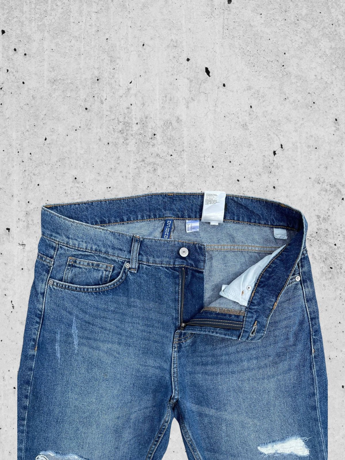 Jean 🔥 Devided Blue Distressed Denim Streetwear W34🔥 Size US 34 / EU 50 - 5 Thumbnail