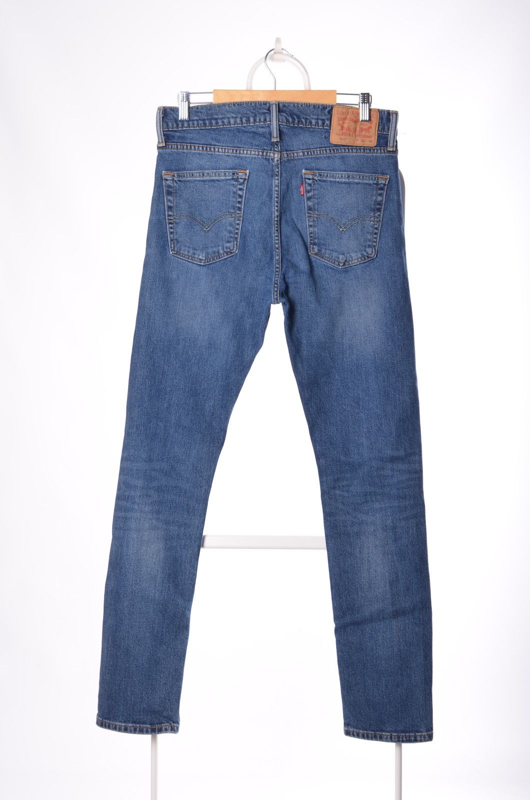 Jean Vintage Levis 510 blue Wash Skinny Jeans w32 Size US 32 / EU 48 - 2 Thumbnail