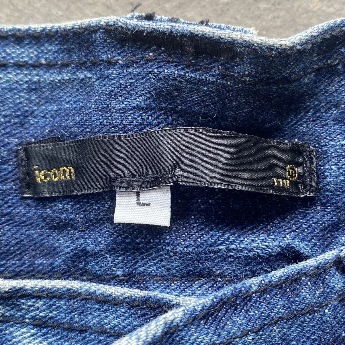 Japanese Brand Japanese flared denim with patches Size US 32 / EU 48 - 8 Thumbnail