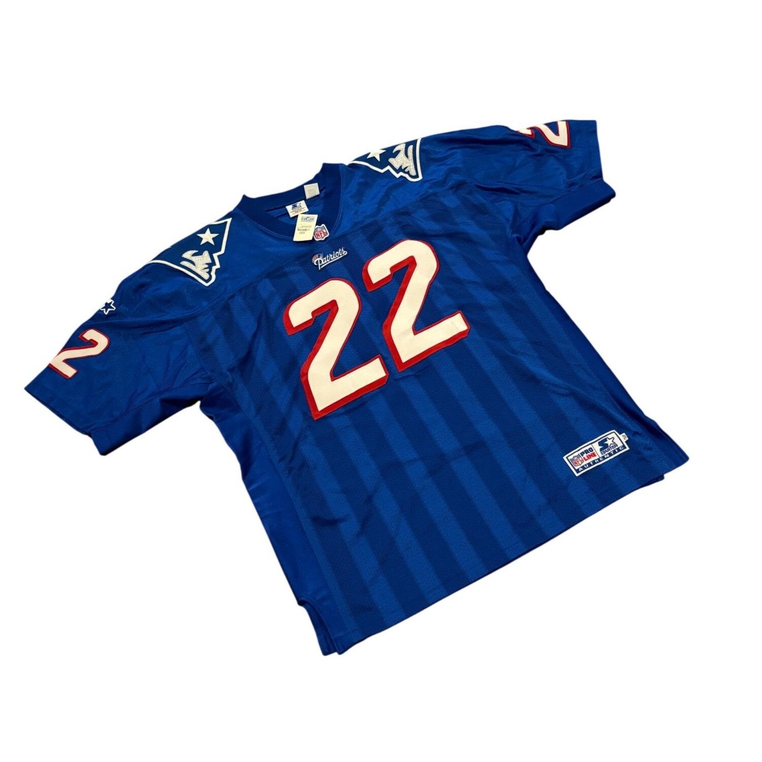 Starter Vtg 90's Starter New England Patriots Dave Meggett #22 Authe Size US XL / EU 56 / 4 - 3 Thumbnail