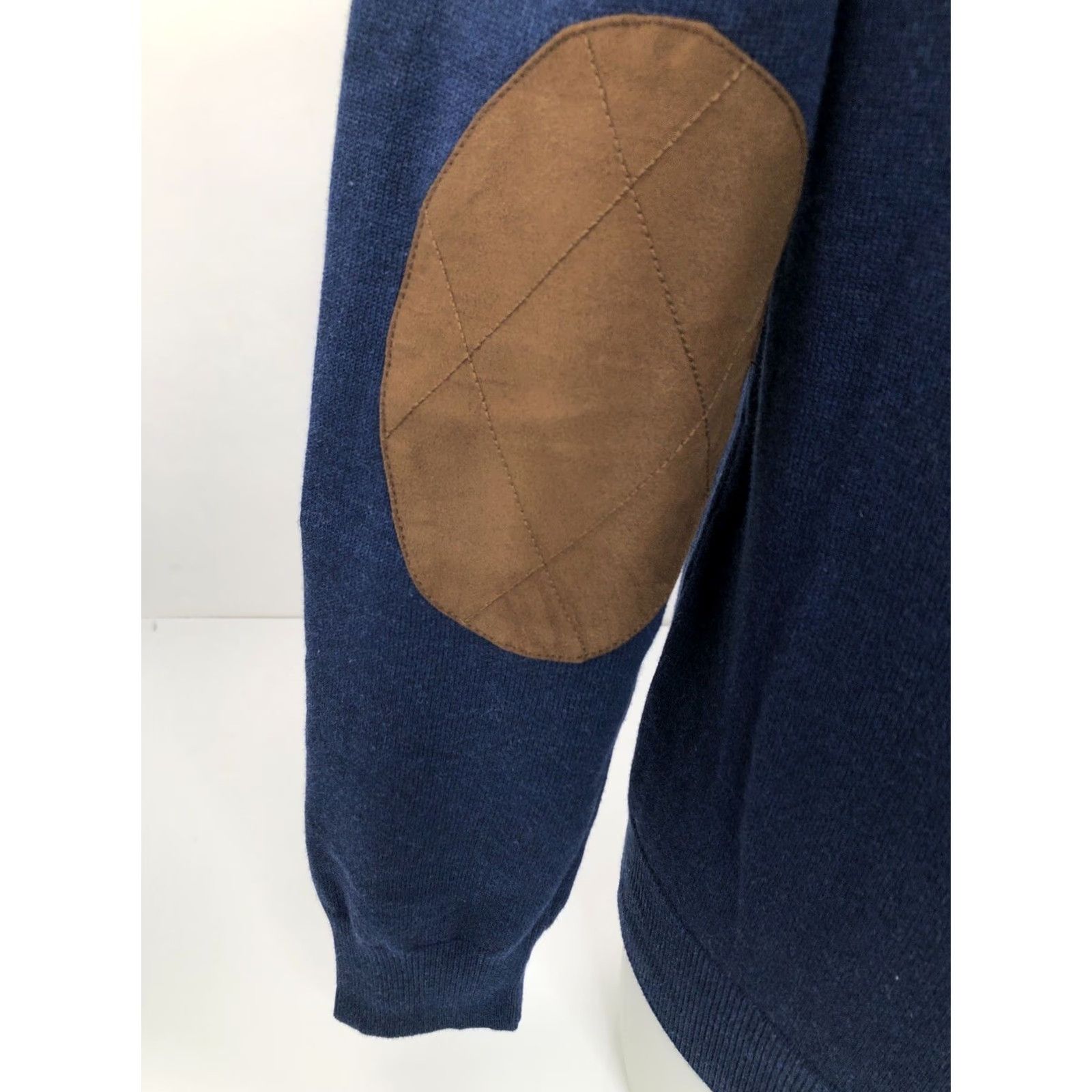 Luchiano Visconti Luchiano Visconti Sweater Full Zip Mens S Cardigan Blue Elbow Patch Sm. XL? (Note: Original size is S, ensure accuracy) Size US S / EU 44-46 / 1 - 5 Thumbnail