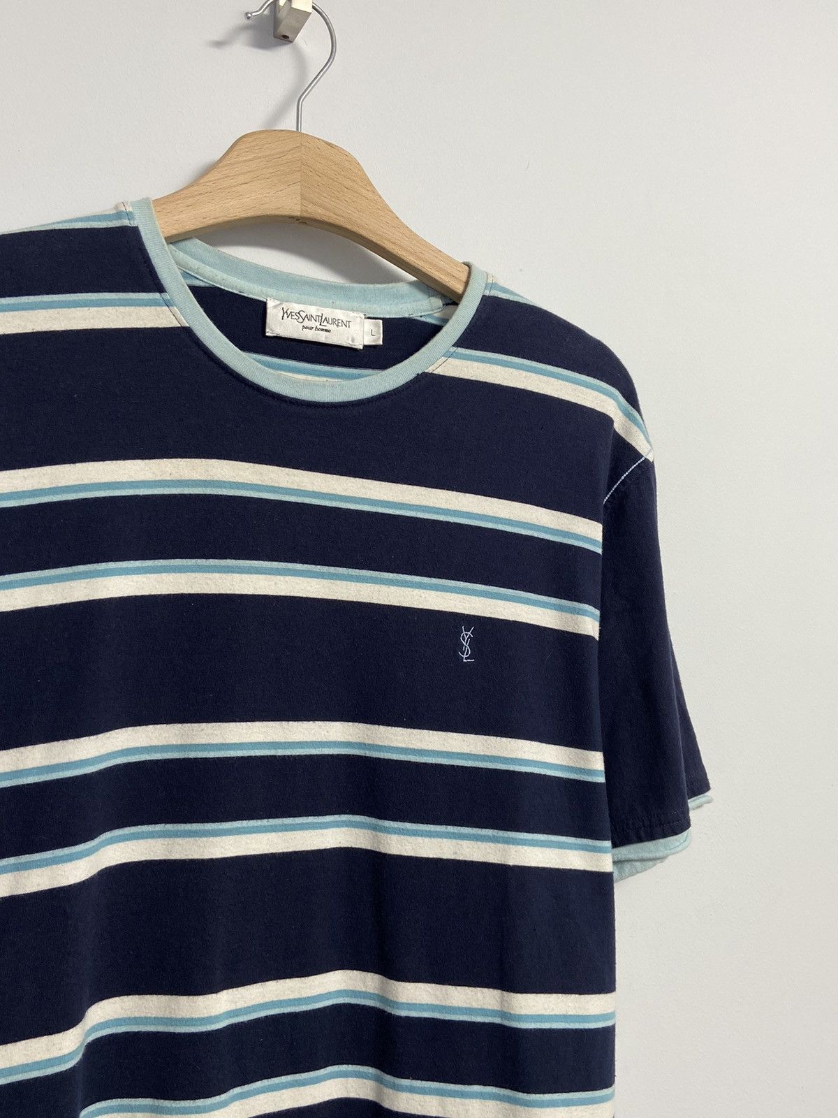 Yves Saint Laurent Vintage YSL Yves Saint Laurent Shirt Logo Size US L / EU 52-54 / 3 - 2 Thumbnail