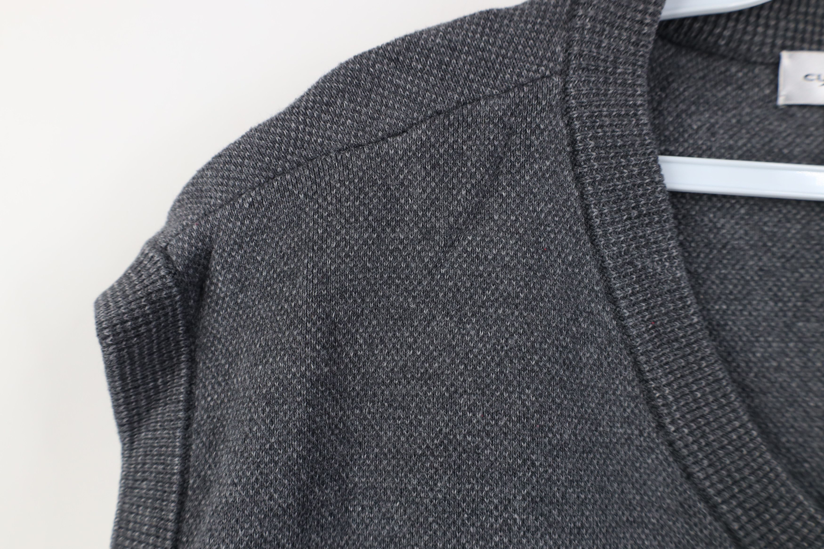 Vintage Vintage 90s Streetwear Cotton Knit V-Neck Sweater Vest Gray Size US XL / EU 56 / 4 - 5 Thumbnail