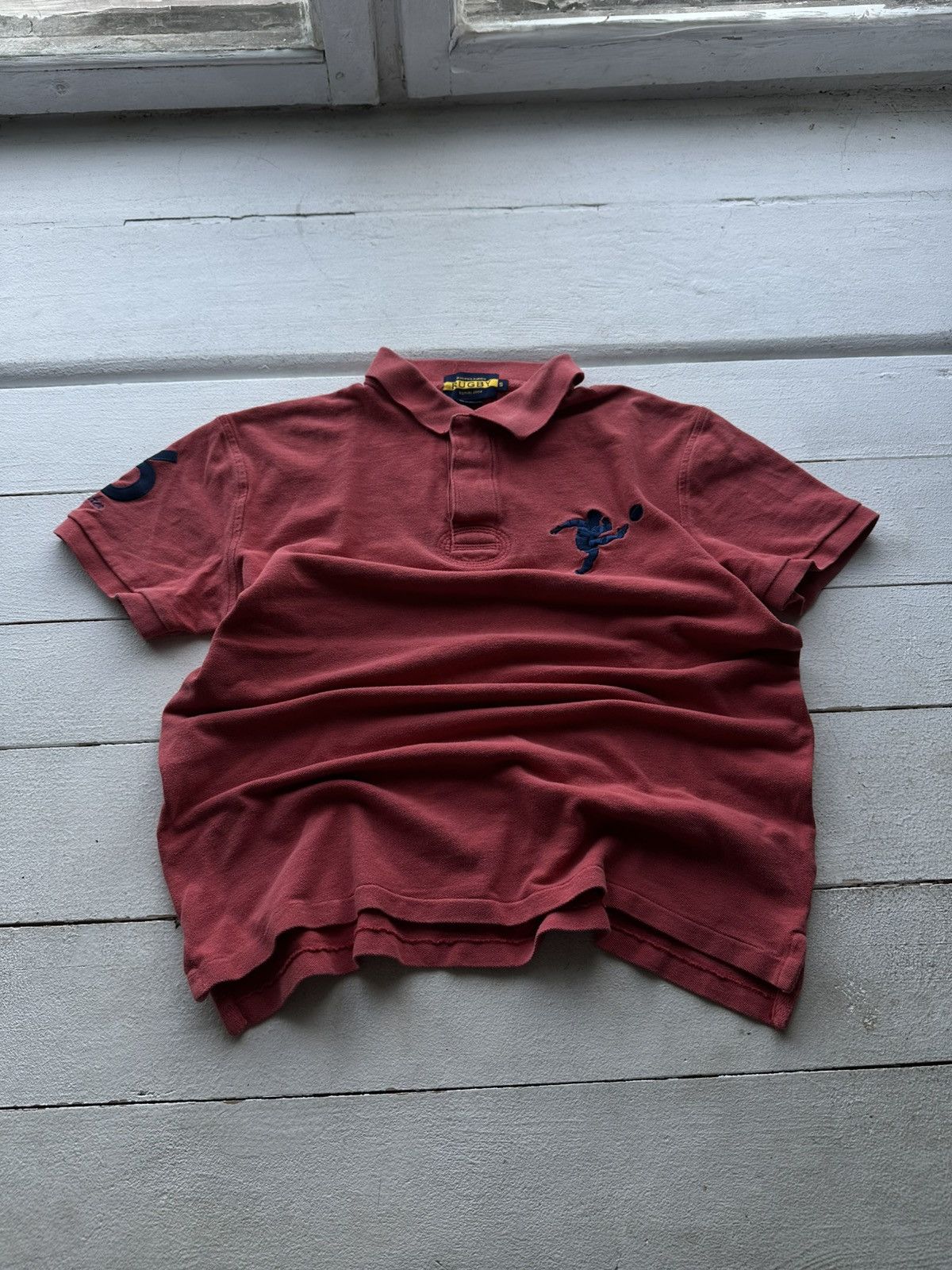 Ralph Lauren ❗️Vintage POLO Shirt Polo Ralph Lauren #3 USA Chief Keef styl Size US S / EU 44-46 / 1 - 1 Thumbnail