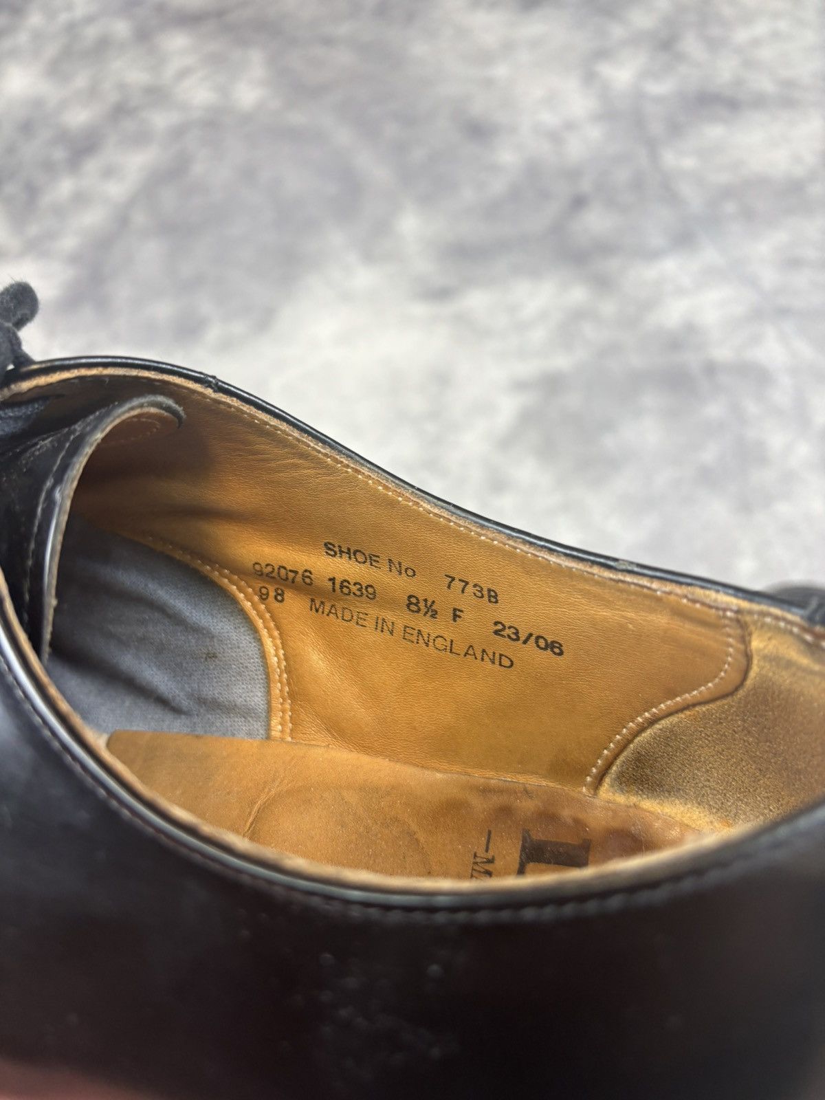 Designer × Loake Vintage Loake 773B England Casual Leather Boots derby 90s Size US 8.5 / EU 41-42 - 6 Thumbnail