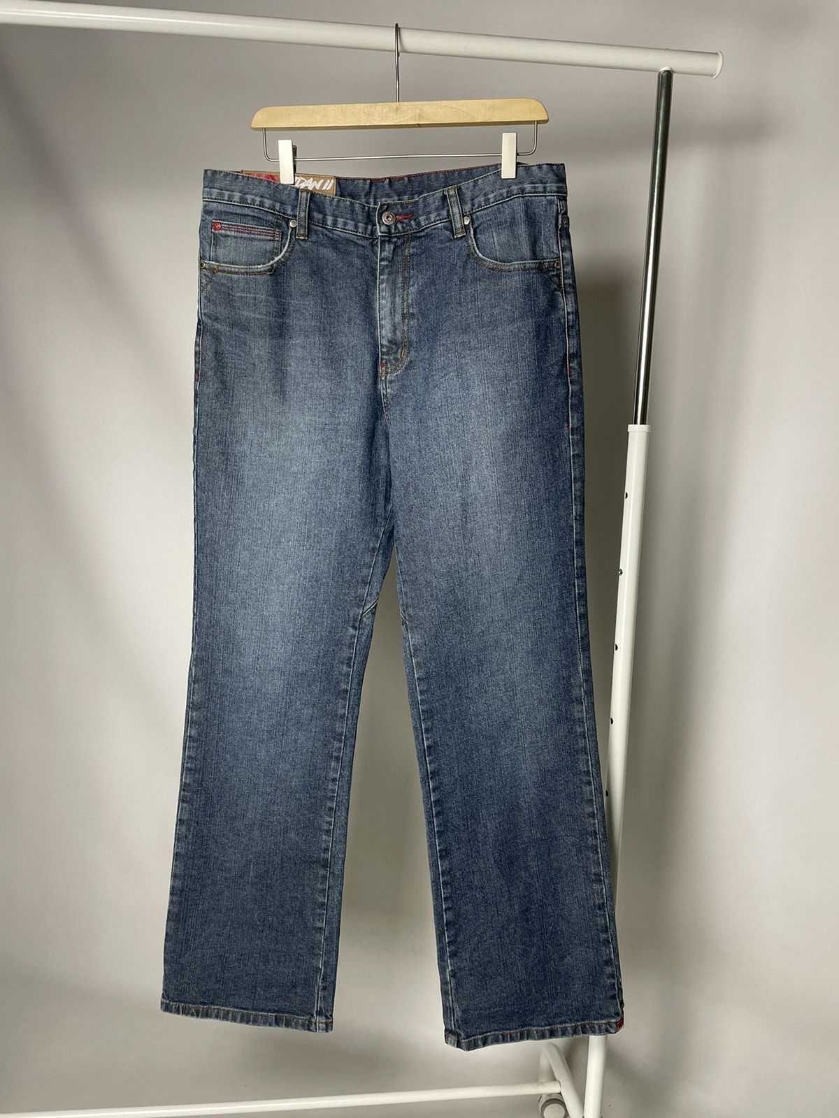 DC Vintage DC Aidan 2 Printed Pocket Supreme Skater Denim Jeans Size US 35 - 6 Thumbnail